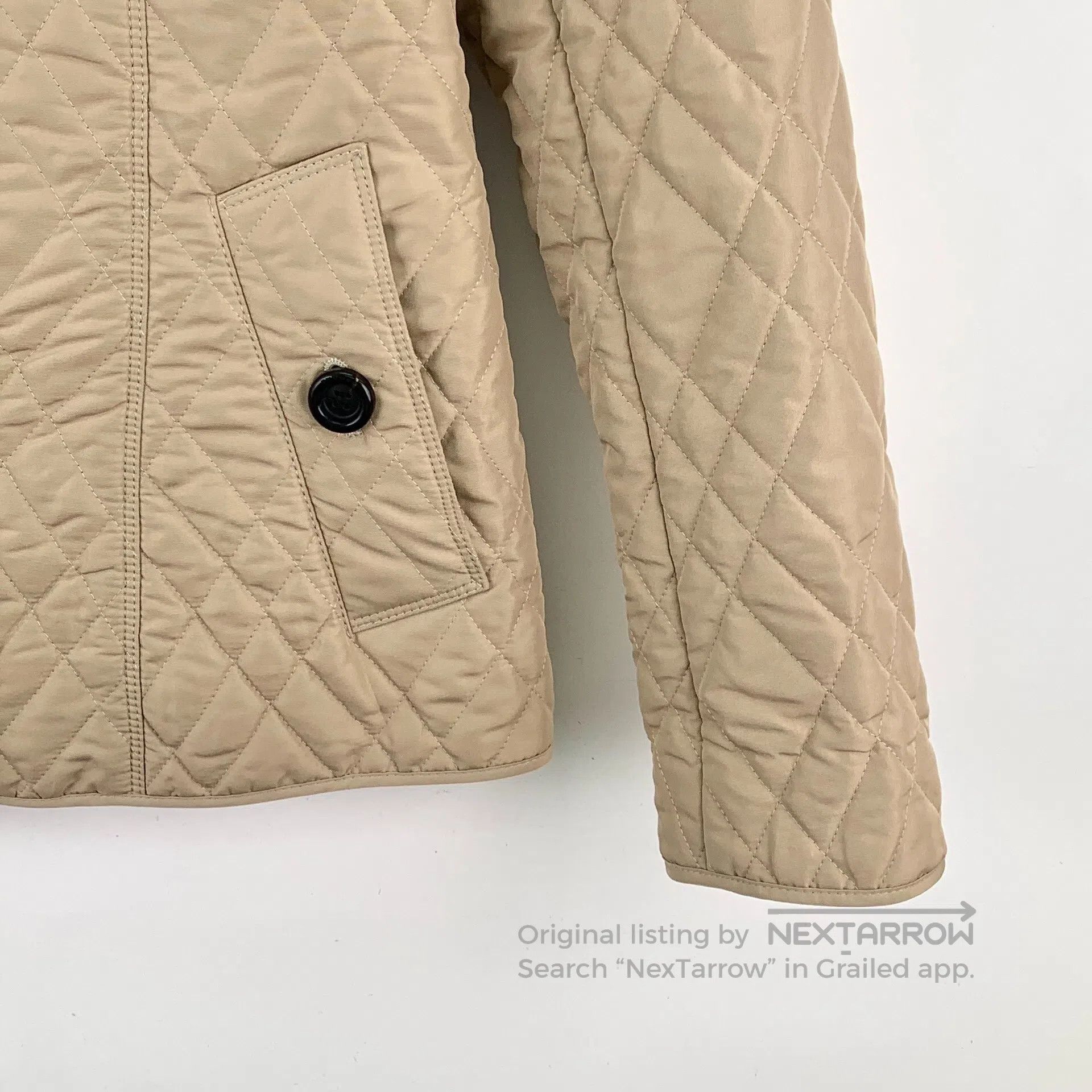Burberry Burberry Light Brown Diamond Pattern Notched Collar Single Size XS / US 0-2 / IT 36-38 - 4 Thumbnail