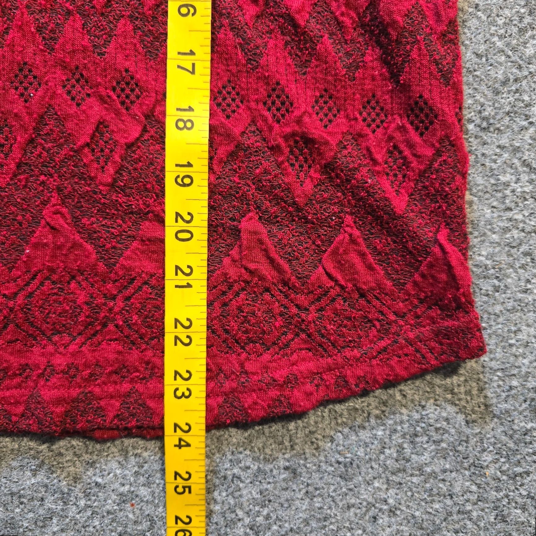 Layer 8 Snoskins Top Women Size Large Red Knit 1/4 Zip Stretchy Long Sleeve Layer Casual Shirt Size L / US 10 / IT 46 - 7 Thumbnail