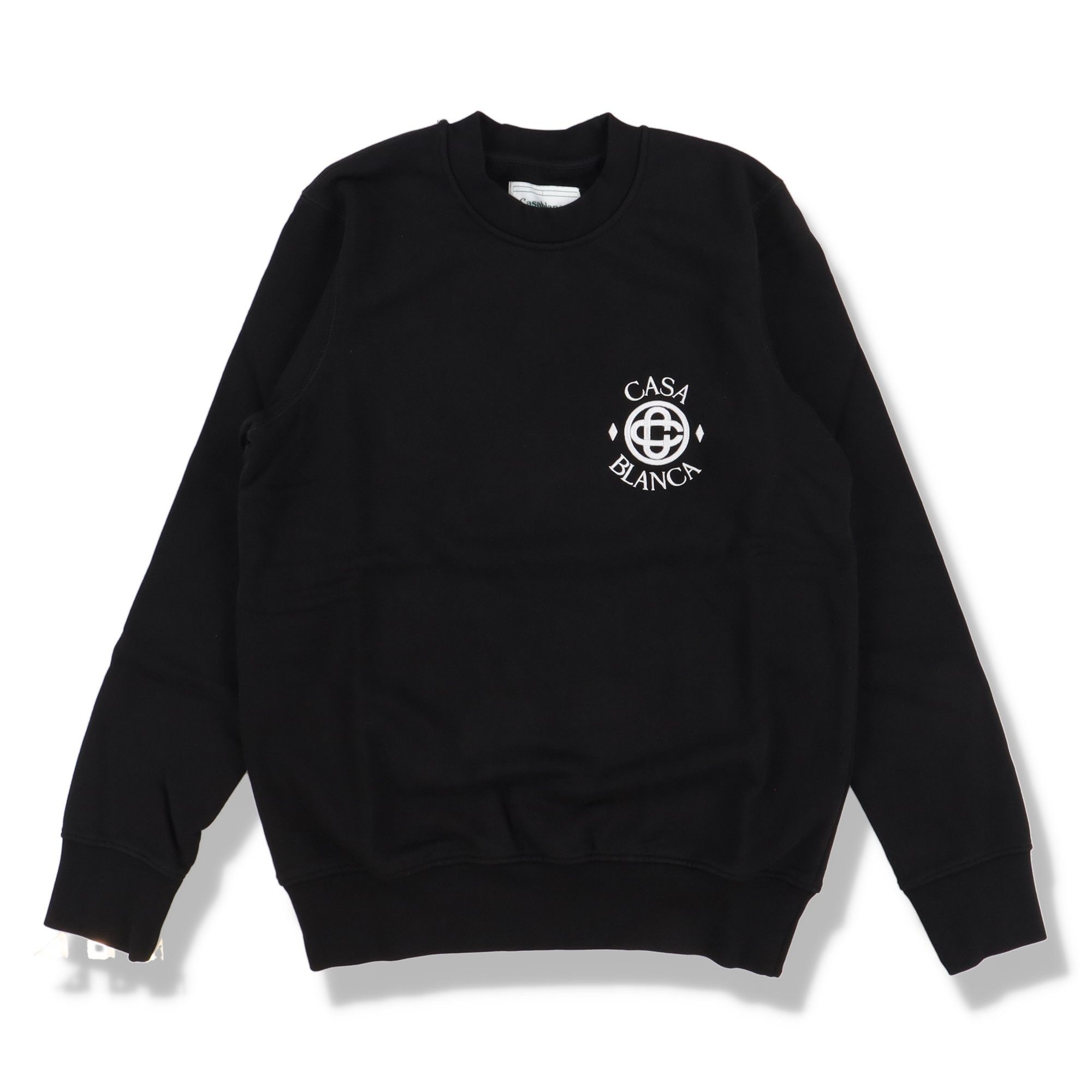 Casablanca Black Sport Embroidered Logo Sweatshirt Size XS / US 0-2 / IT 36-38 - 1 Thumbnail