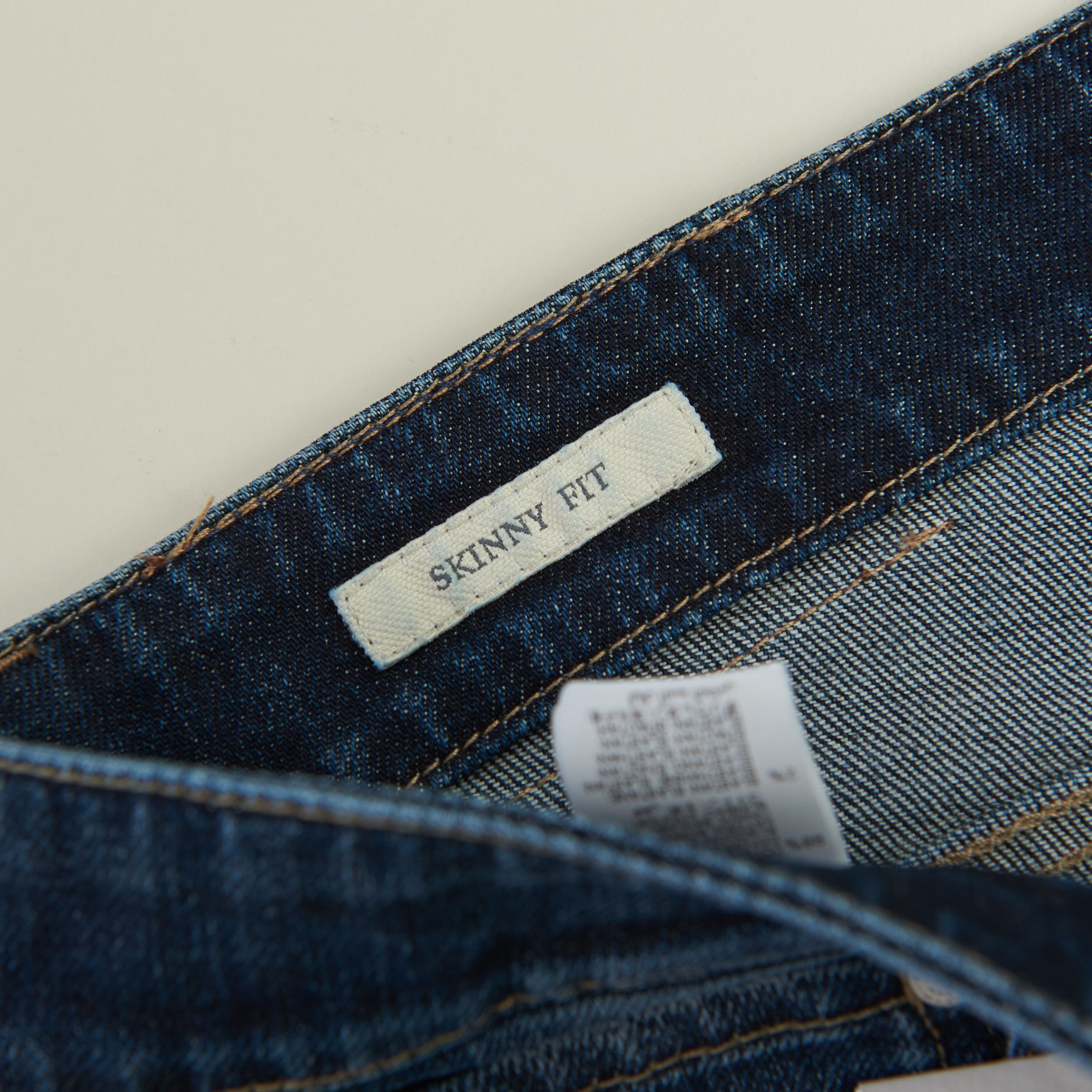 Brunello Cucinelli Slim Fit Five Pocket Jeans Trousers In Dark Blue Denim Size US 40 / EU 56 - 14 Thumbnail