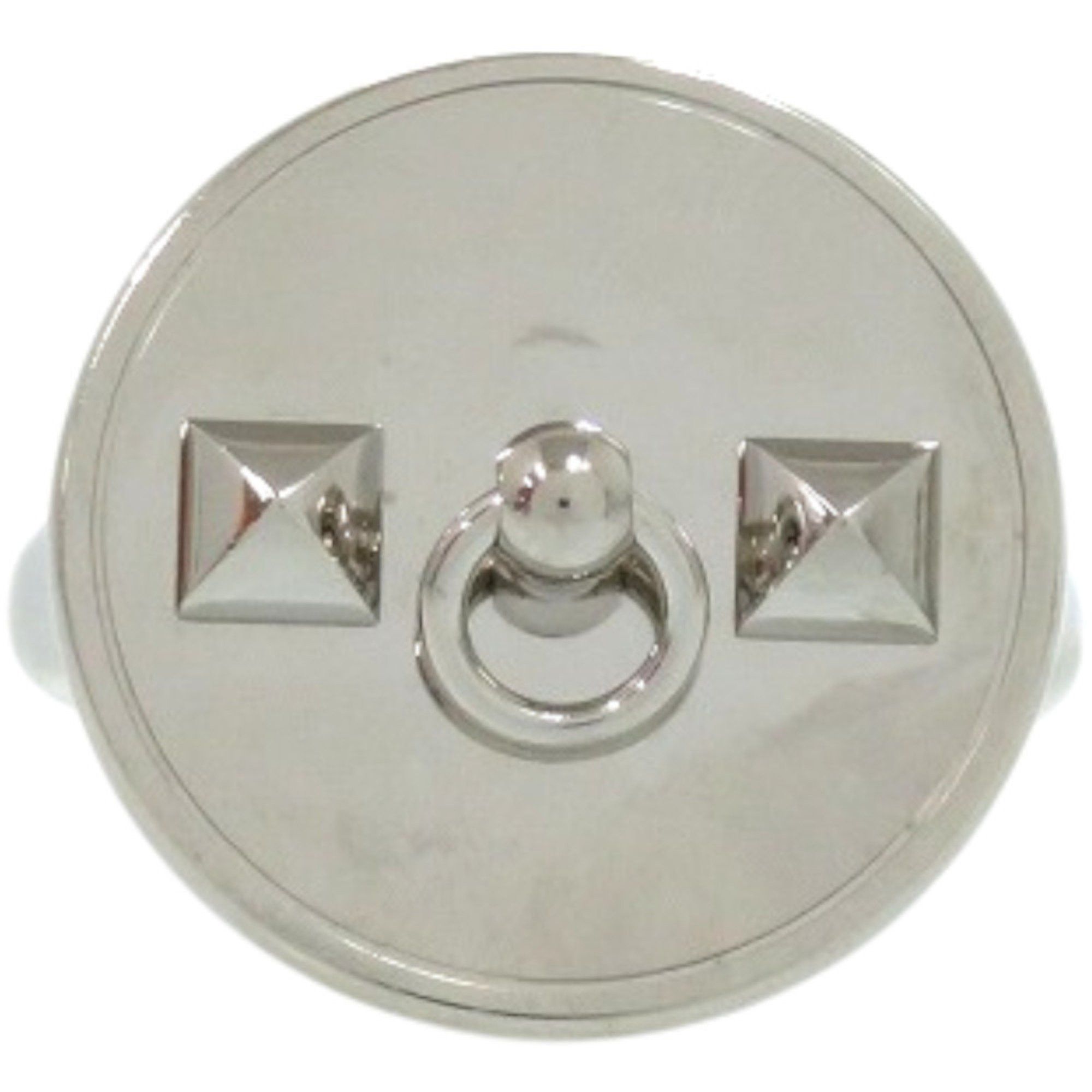 Hermes Hermes Collier de Chien Metal Silver Scarf Ring 0076 HERMES Size ONE SIZE - 1 Thumbnail