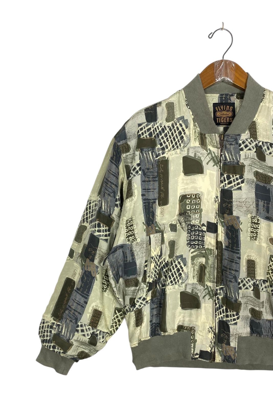 Japanese Brand Rare‼️ Vintage Flying Tigers Silk Bomber Jacket Size US M / EU 48-50 / 2 - 2 Thumbnail
