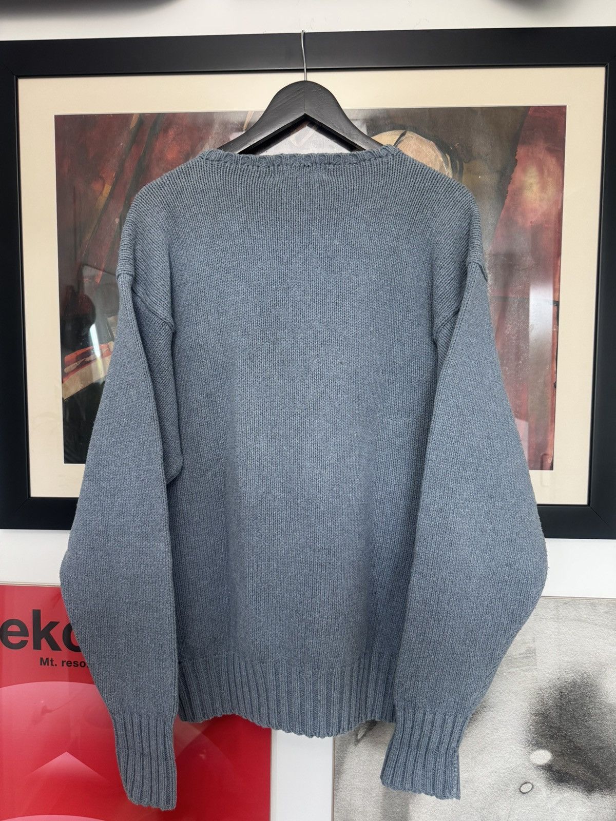 Ralph Lauren Polo Ralph Lauren Vintage Sweater Knit Oversize Hype Cozy Size US XL / EU 56 / 4 - 2 Thumbnail