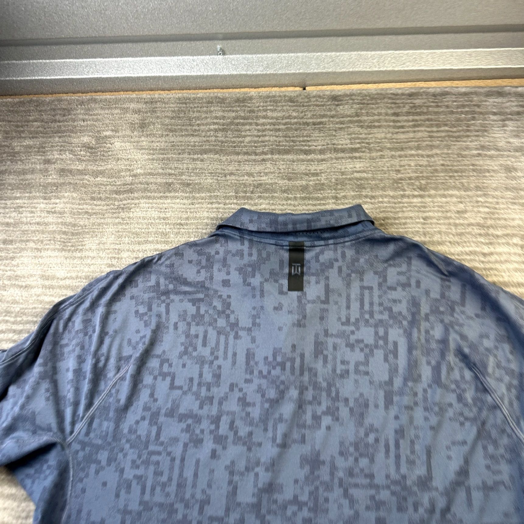 Nike VINTAGE Nike Tiger Woods Polo Shirt XL Blue Dri-Fit Camouflage Golf Mens Size US XL / EU 56 / 4 - 5 Thumbnail