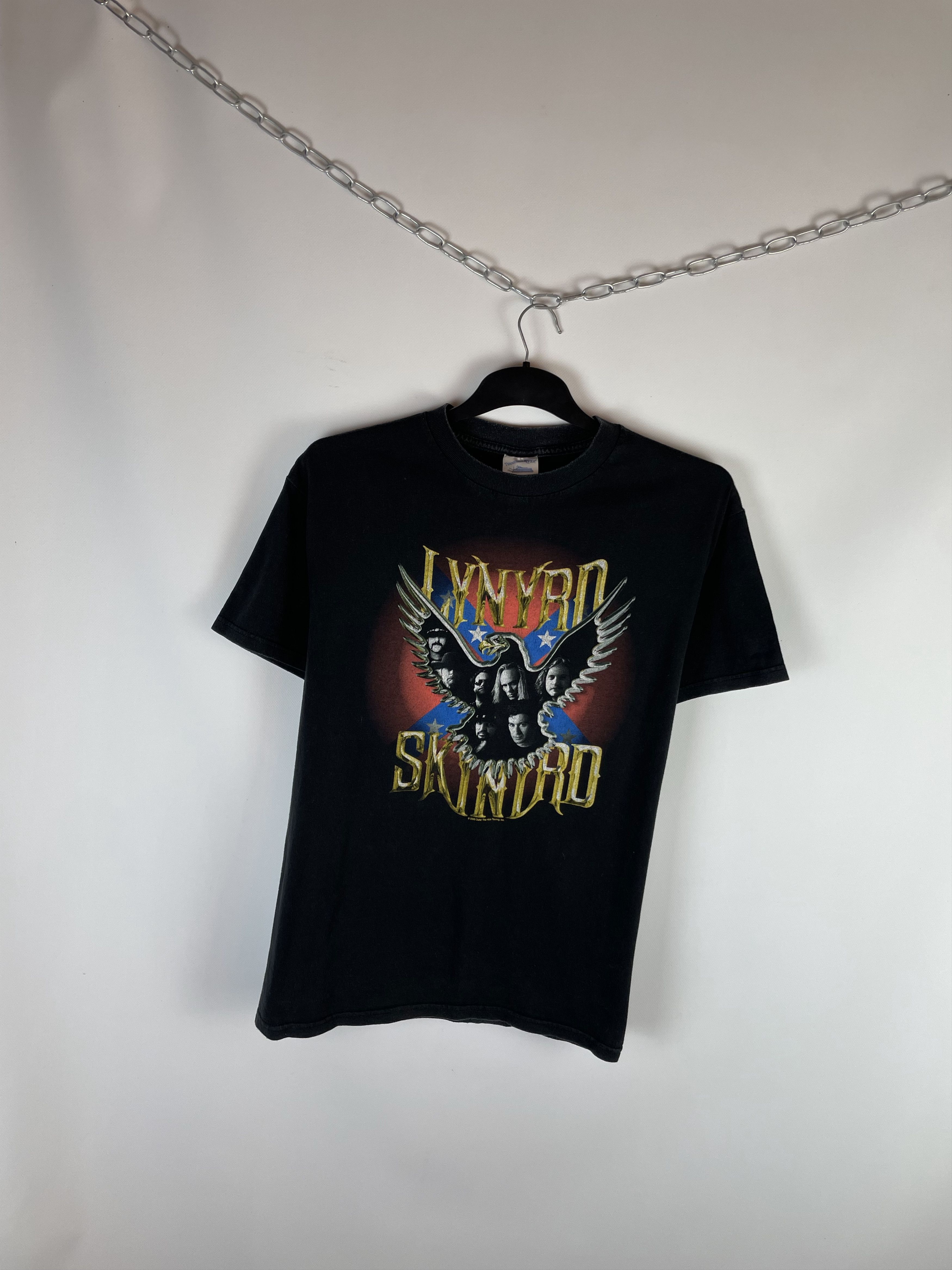 Band Tees Vintage Lynrd Skynrd 2000’s Eagle Skull band t-shirt Size US L / EU 52-54 / 3 - 2 Thumbnail