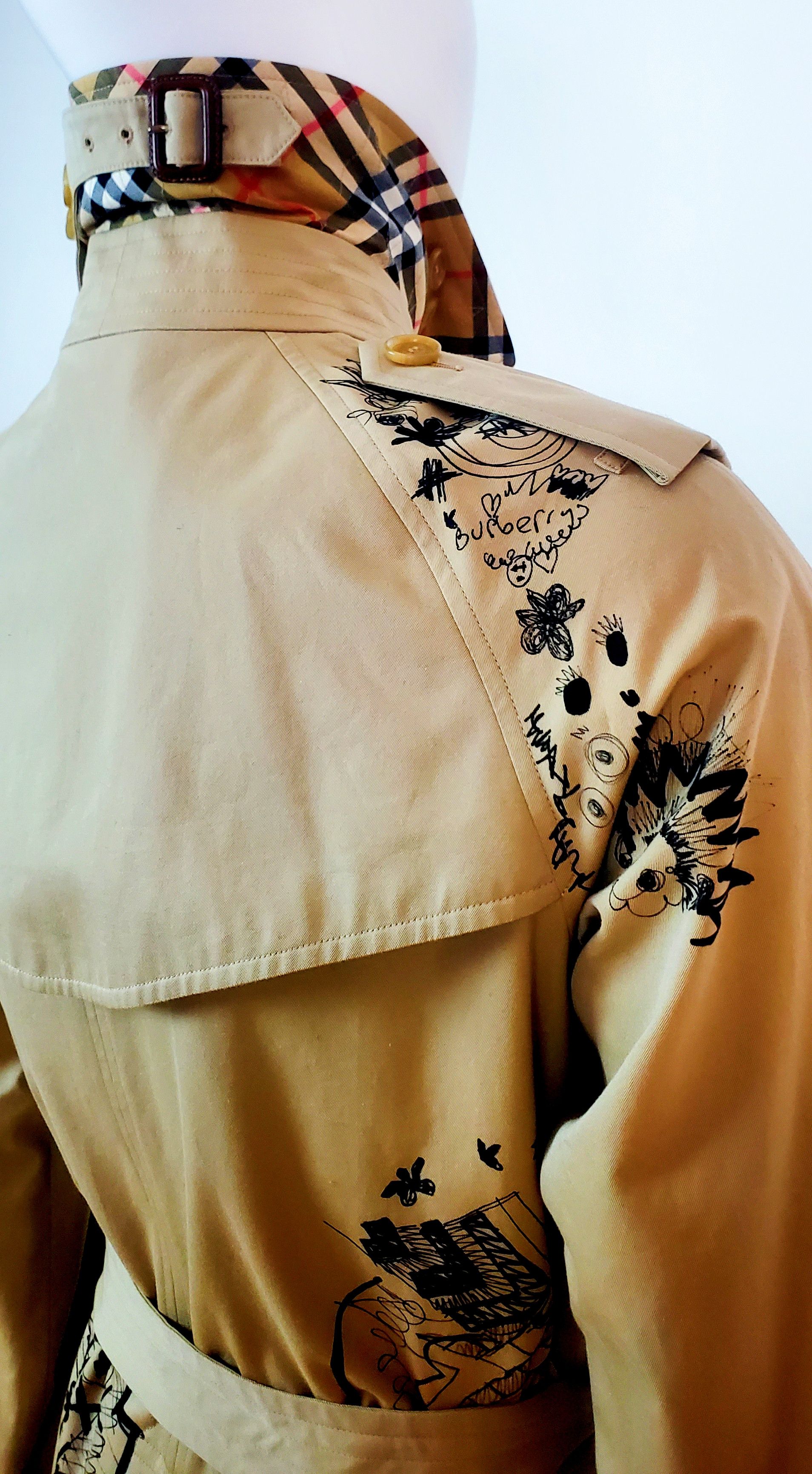 Burberry Burberry Doodle Trench Coat Overcoat Raincoat NWT Size US M / EU 48-50 / 2 - 7 Thumbnail