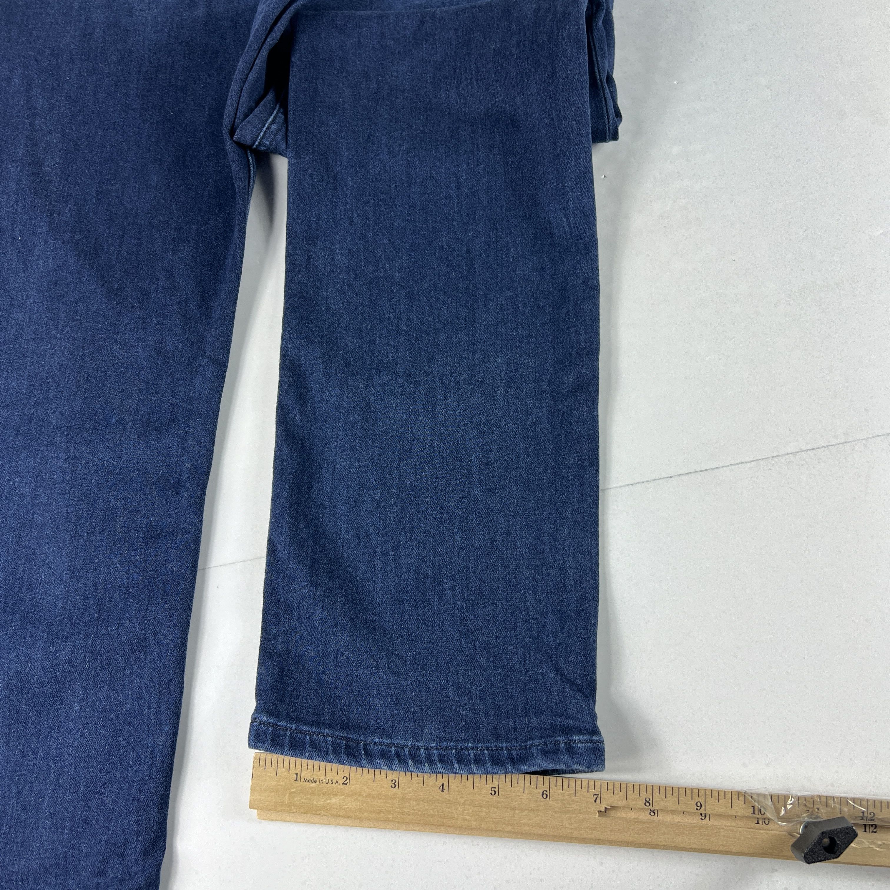 Paige Paige Jeans Lennox Slim Straight Blue Stretch Denim Size US 39 - 12 Thumbnail