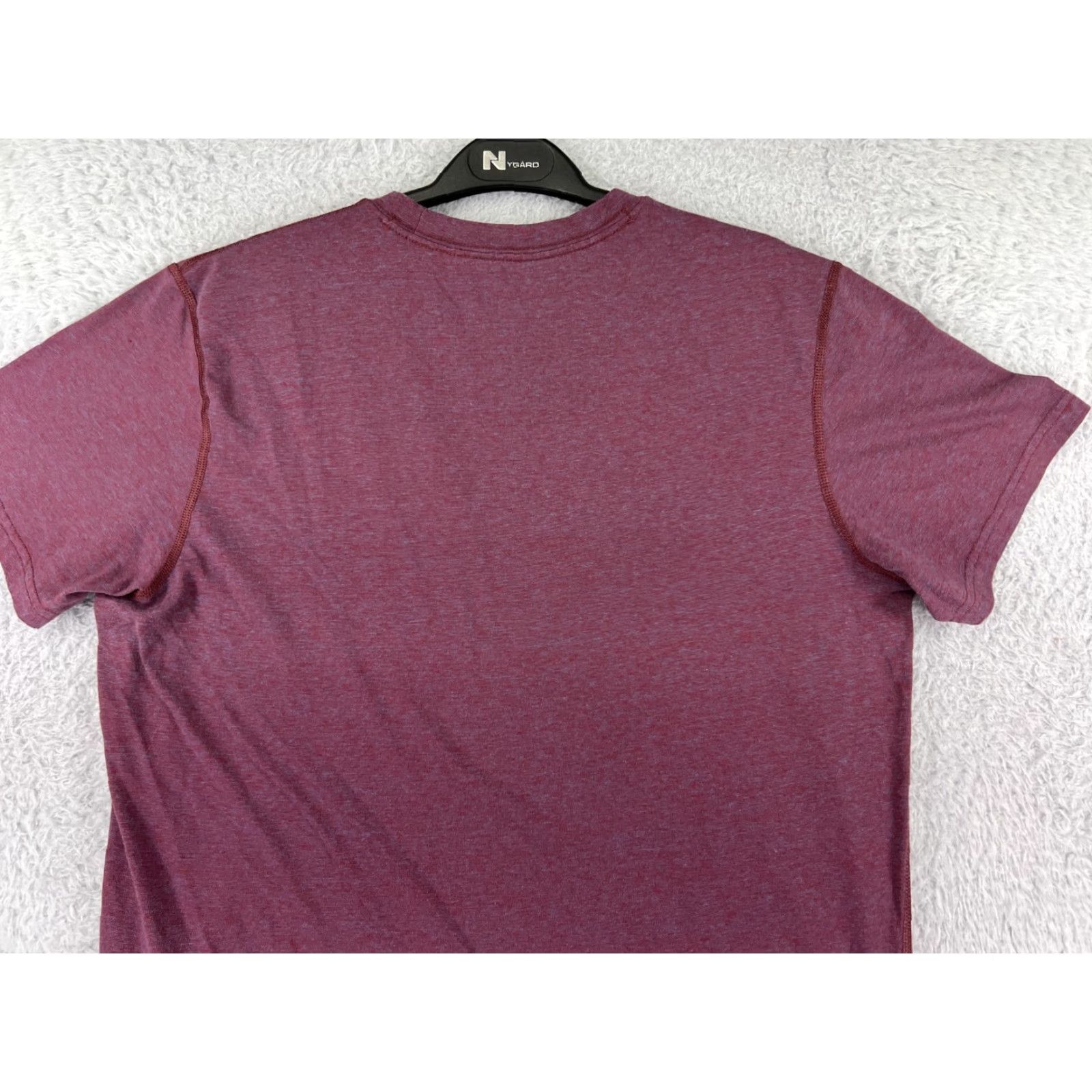 Adidas Adidas Shirt Mens Large Red Heath Short Sleeve Crew Neck Polyester Logo T-Shirt Sports Size US L / EU 52-54 / 3 - 7 Thumbnail