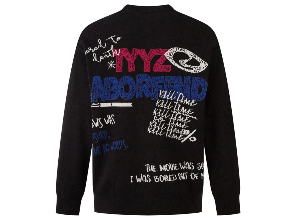 Japanese Brand Streetwear Hip Hop Oversized Sweaters Size US S / EU 44-46 / 1 - 2 Thumbnail