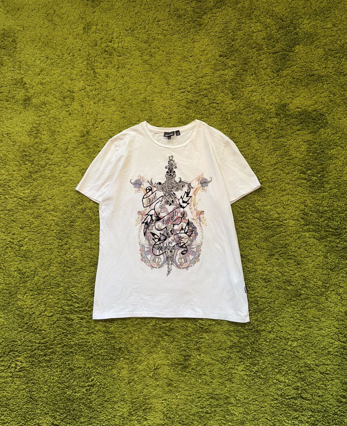 Designer × Just Cavalli × Roberto Cavalli Just Cavalli Y2K graphic t-shirt Size US XL / EU 56 / 4 - 1 Thumbnail