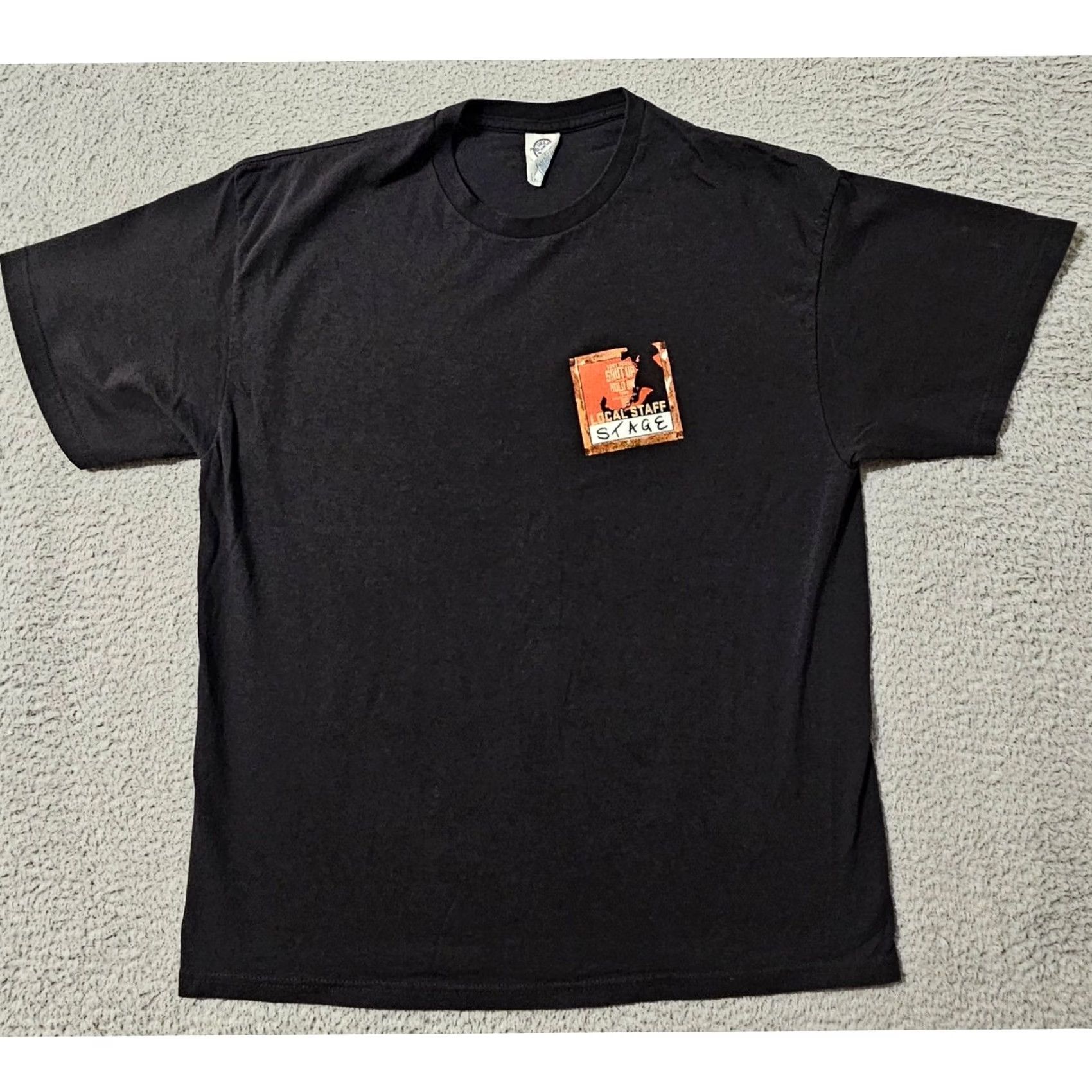 Delta VINTAGE Toby Keith Shut Up And Hold On Tour Delta Black XL Music T Shirt Mens Size US XL / EU 56 / 4 - 3 Thumbnail