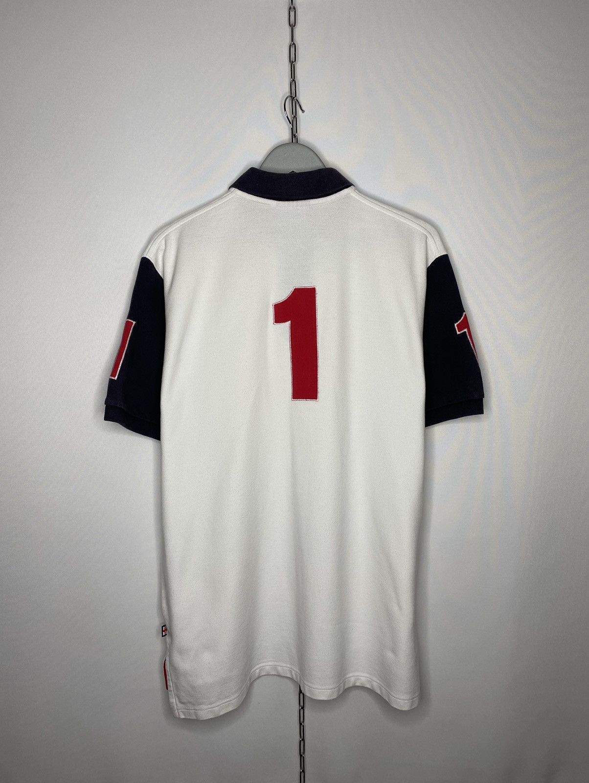 Hackett × Vintage Vintage Hackett London #1 Polo Shirt Short Sleeve Big Logo Size US L / EU 52-54 / 3 - 4 Thumbnail