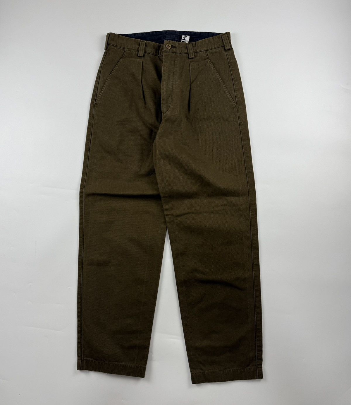 Margaret Howell Margaret Howell Heavy Cotton Single Pleat Chino Pants Size US 30 / EU 46 - 1 Thumbnail