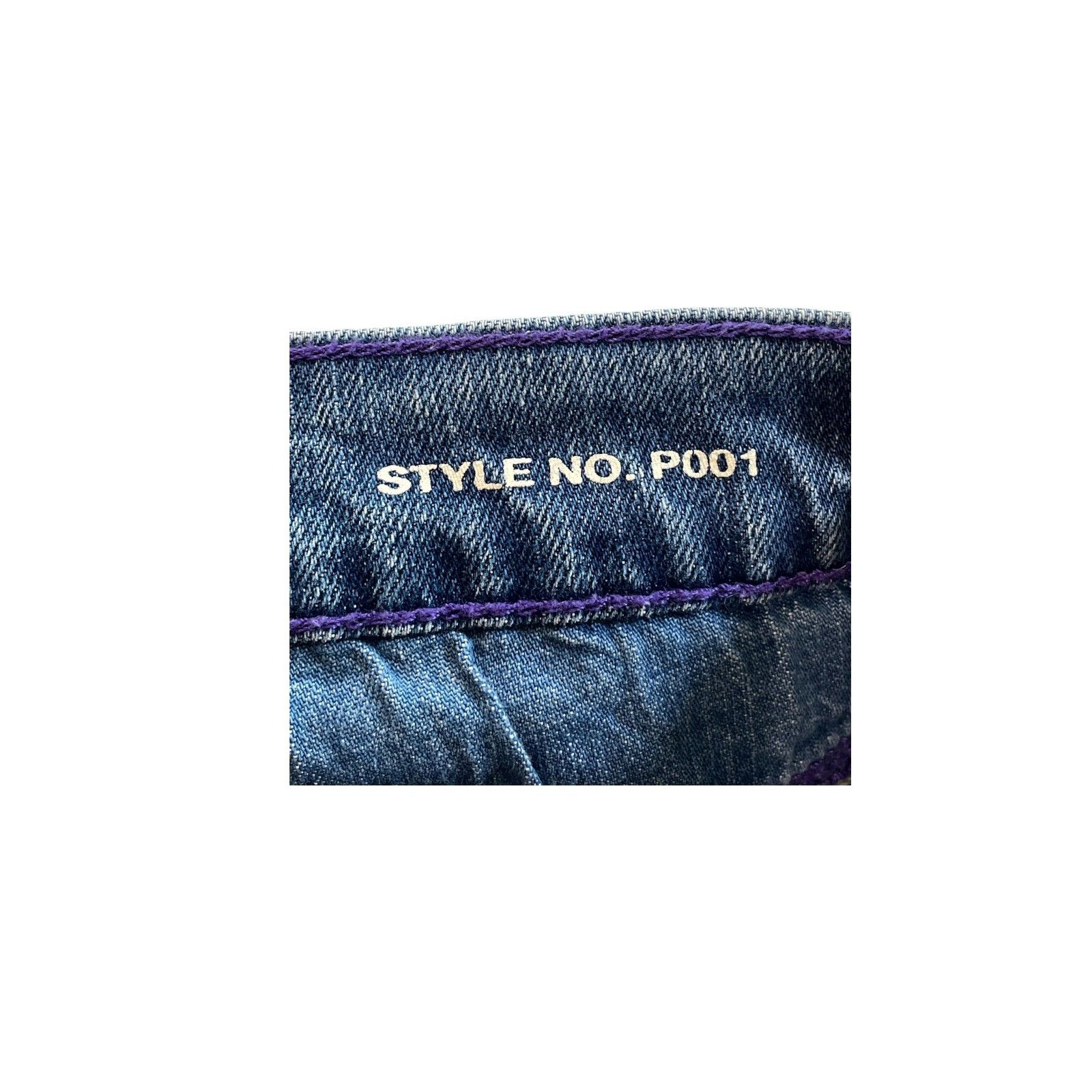 Purple Brand Purple Brand Bleach Wash Jeans Size US 33 - 5 Thumbnail