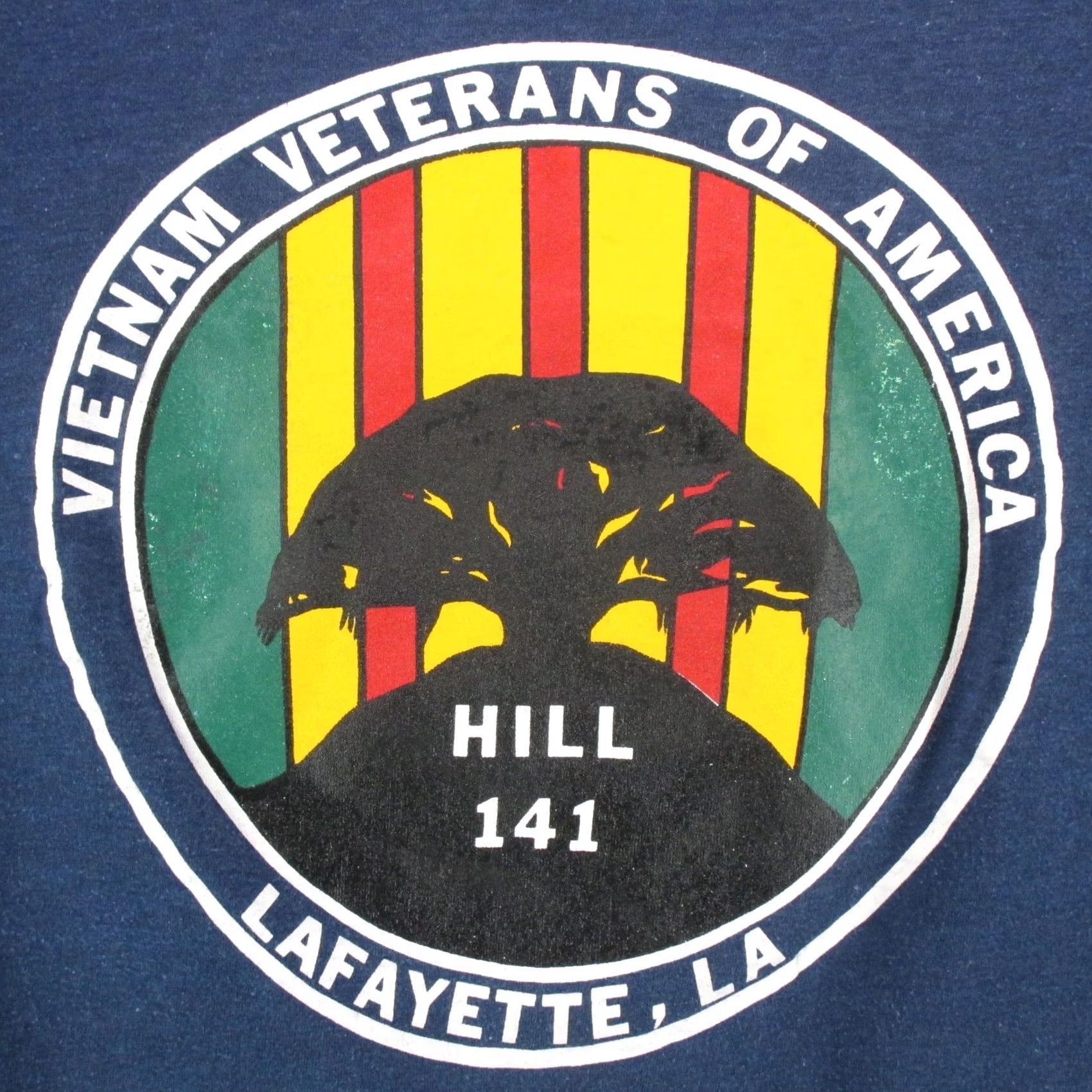 Vintage VINTAGE VIETNAM VETERANS OF AMERICA LOUISIANA T-Shirt 80s XXS hill 141 single stitch Men Size US XS / EU 42 / 0 - 6 Thumbnail