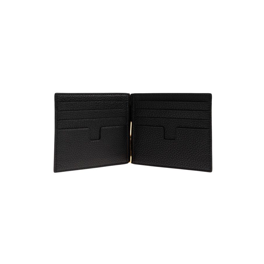 Tom Ford TOM FORD Black Foldable Leather Wallet New & Authentic Size ONE SIZE - 2 Thumbnail