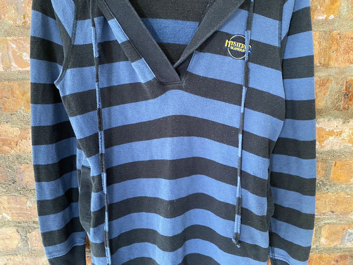 Hysteric Glamour Hysteric Stripe Prisoners border long hoodie Size M / US 6-8 / IT 42-44 - 4 Thumbnail