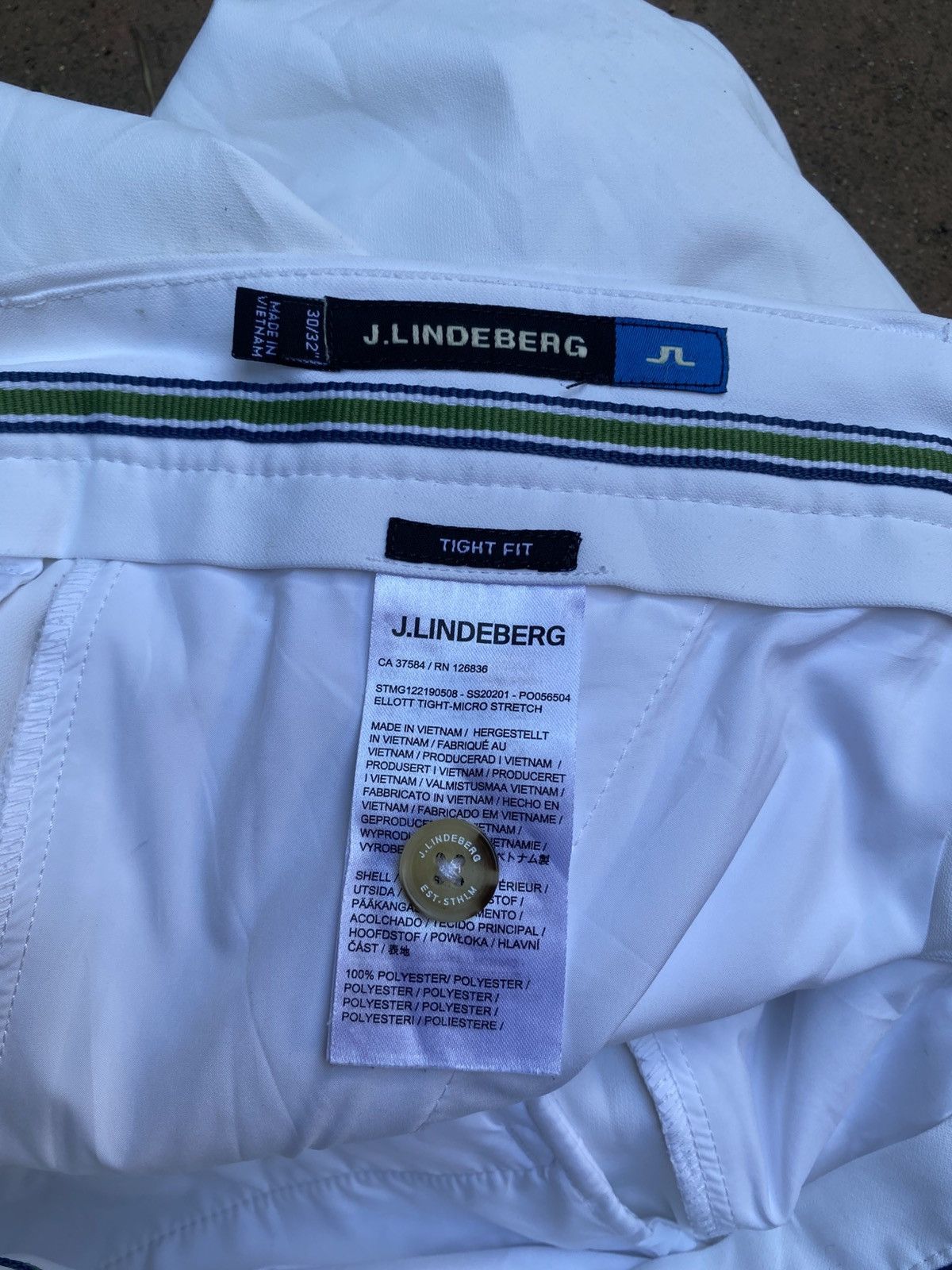 J.Lindeberg SS2021 Elliott Tight Micro Stretch Golf Pants