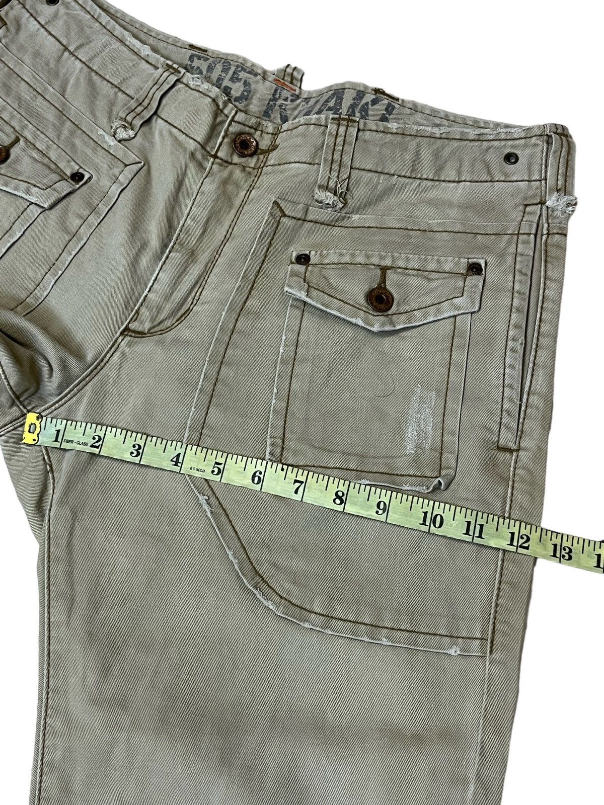 Edwin SICK🔥EDWIN TYPE 505 KHAKI FLARE TACTICAL PANT Size US 34 / EU 50 - 10 Thumbnail