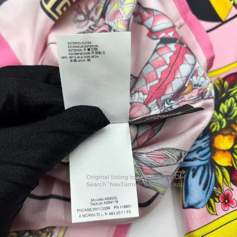 Versace Versace Pink Silk Long Sleeve T-Shirt . Size S / US 4 / IT 40 - 8 Thumbnail