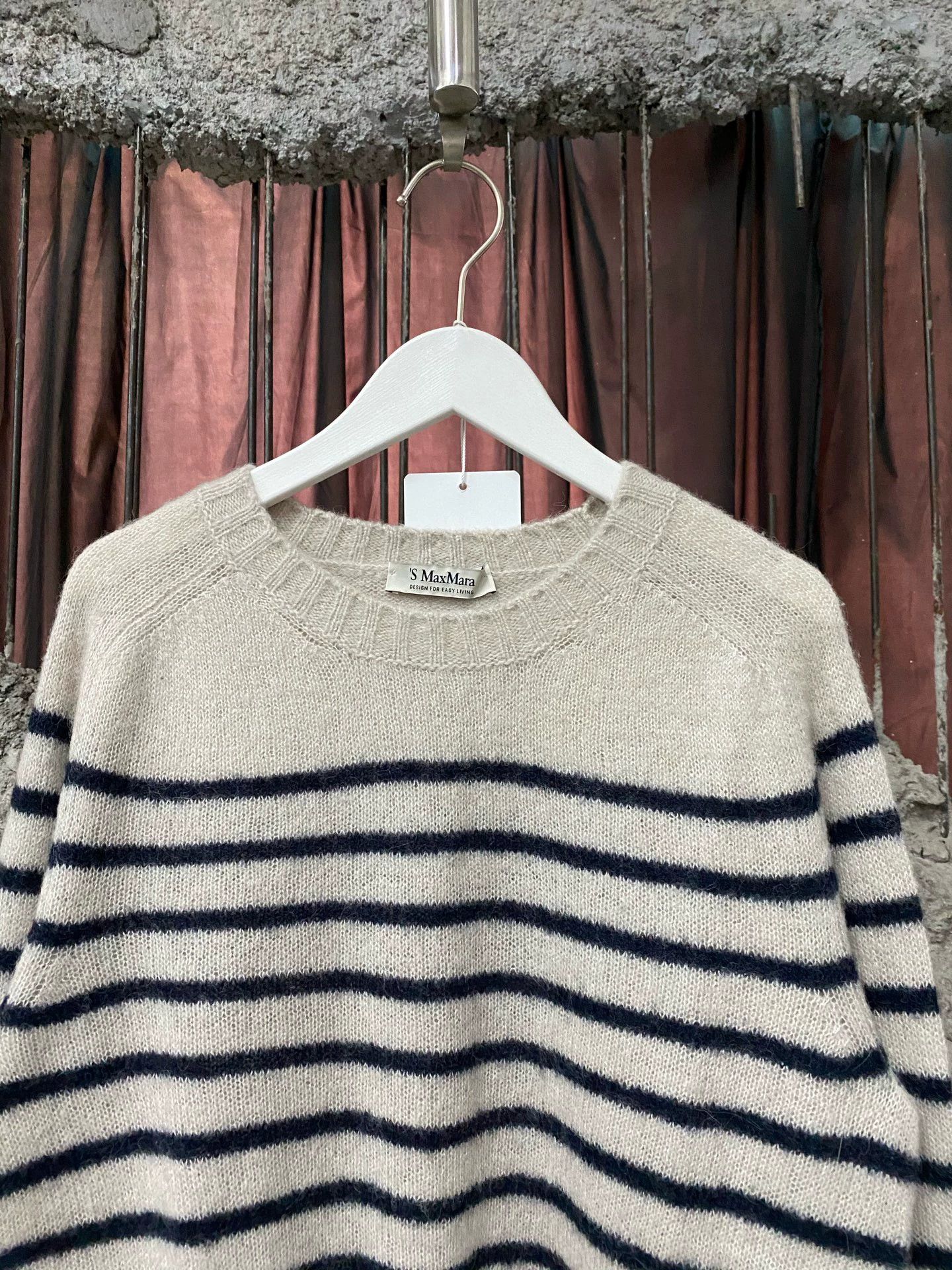 Max Mara Max Mara Striped Sweater L New Size L / US 10 / IT 46 - 3 Thumbnail