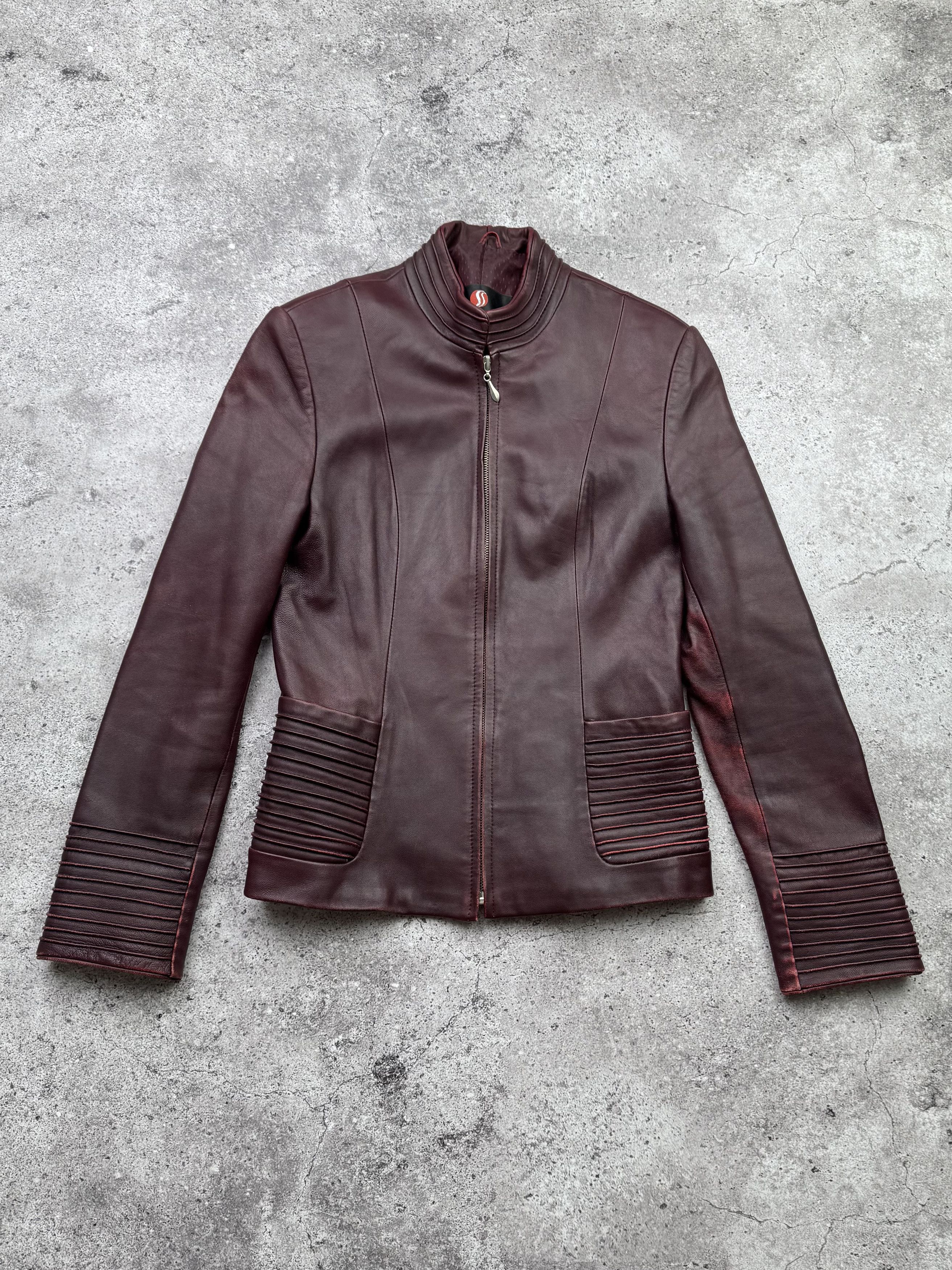 Genuine Leather Vintage Leather Jacket C425(V56) Size XS / US 0-2 / IT 36-38 - 1 Thumbnail