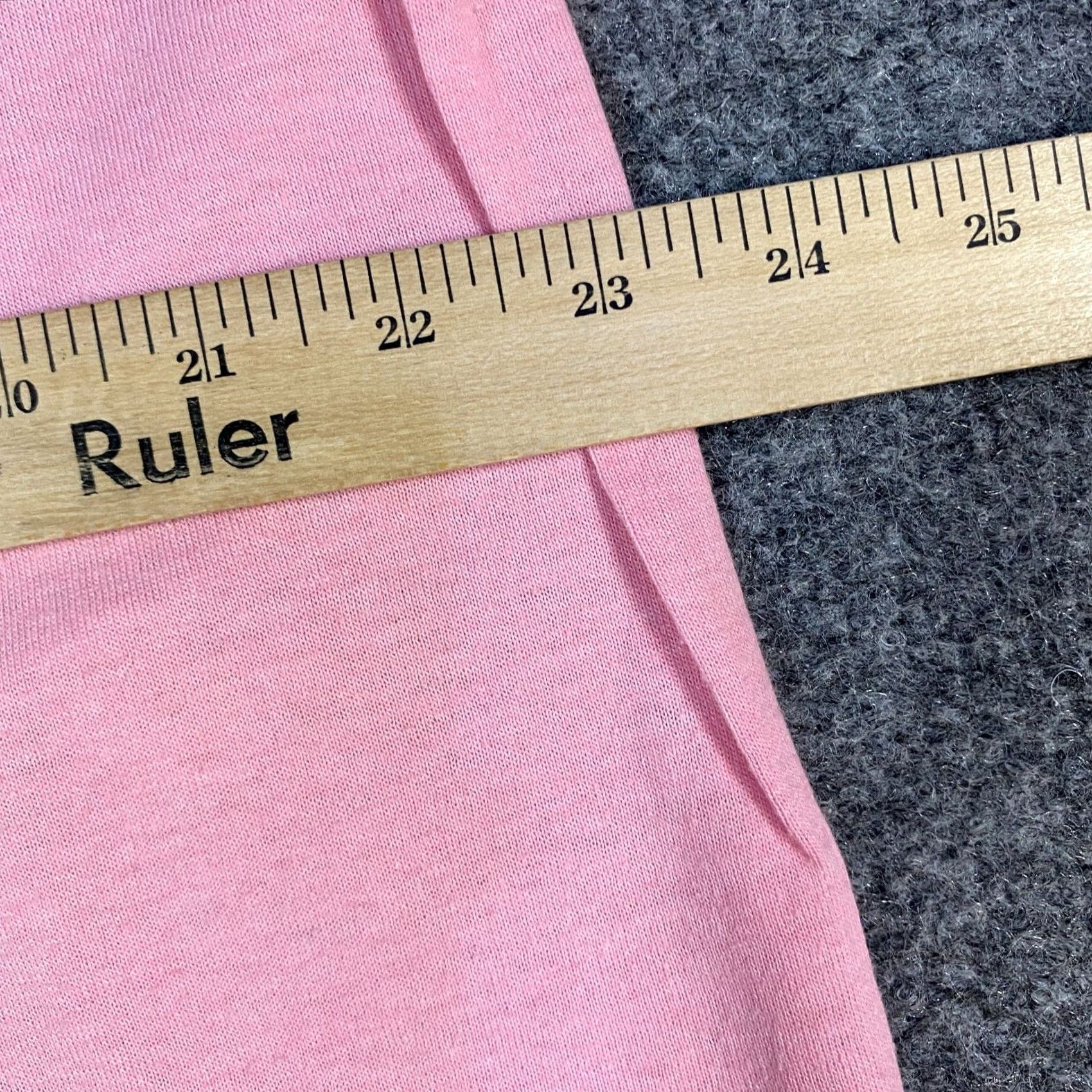 Vintage VINTAGE American Vintage Rock Around the Mall T-shirt XL Pink Crew Neck Short Sleeve Unisex Adults 1980s Retro Concert Graphic Print Girls Womens Mens Size US XL / EU 56 / 4 - 4 Thumbnail