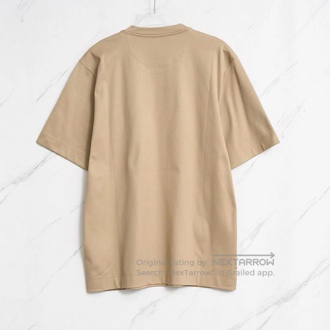 Fendi Fendi Men's Metal Logo Solid T-Shirt. Size US M / EU 48-50 / 2 - 3 Thumbnail