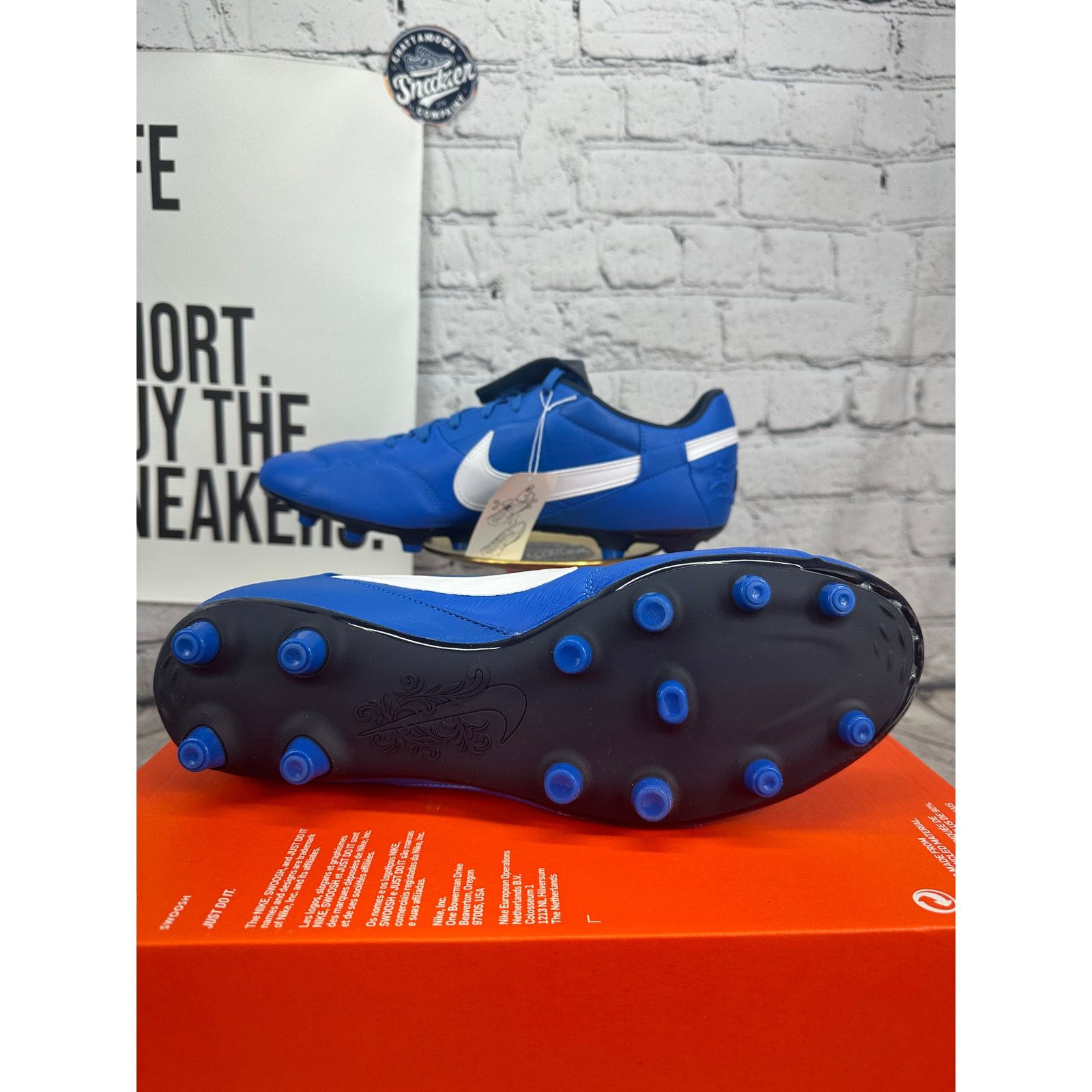 Nike Nike Premier 3 Firm Ground Soccer Cleats Womens 6 Blue Shoes Size US 6 / IT 36 - 7 Thumbnail