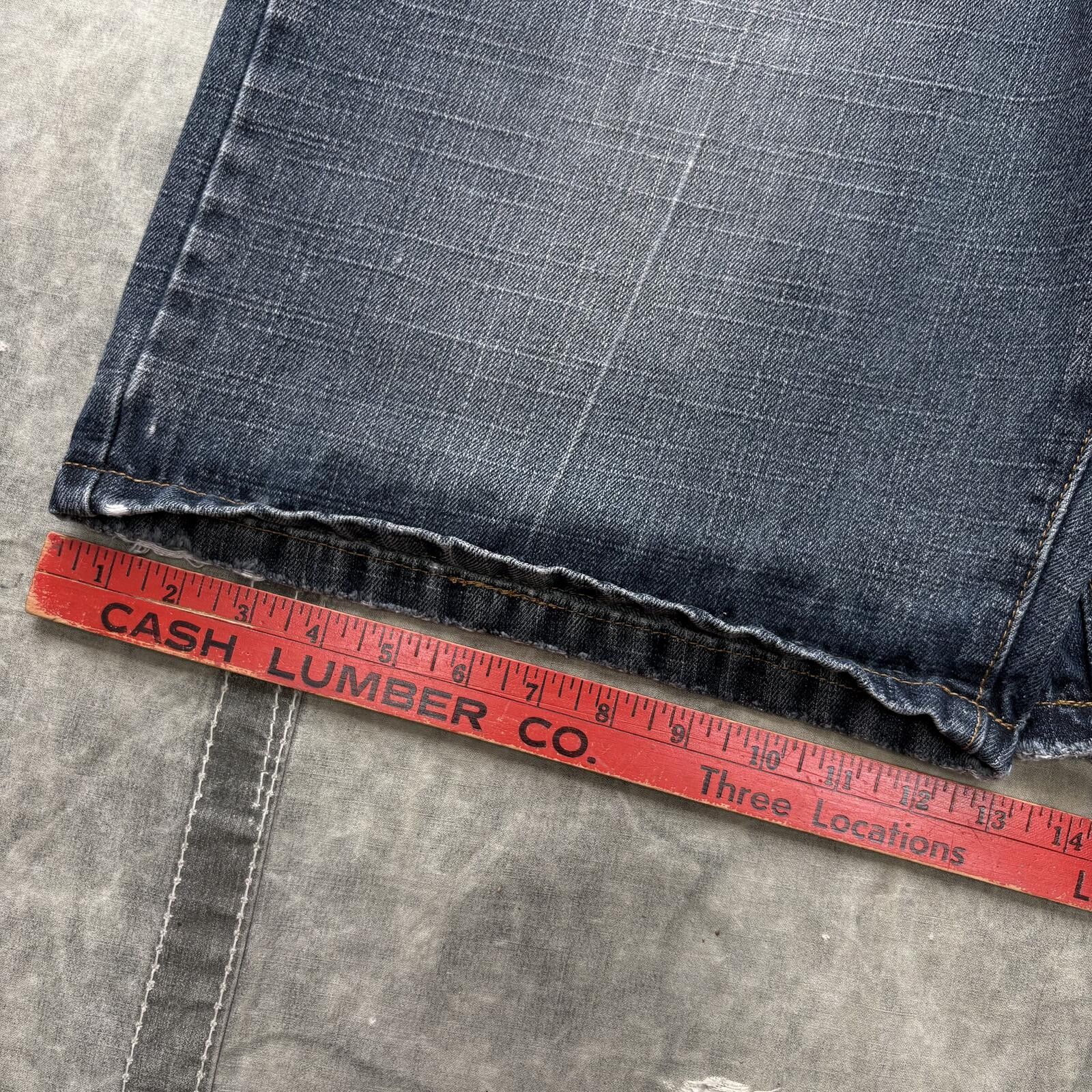 Brooklyn Xpress Vintage Y2K Brooklyn Xpress Grunge Baggy Denim Shorts Jorts Size US 36 / EU 52 - 7 Thumbnail