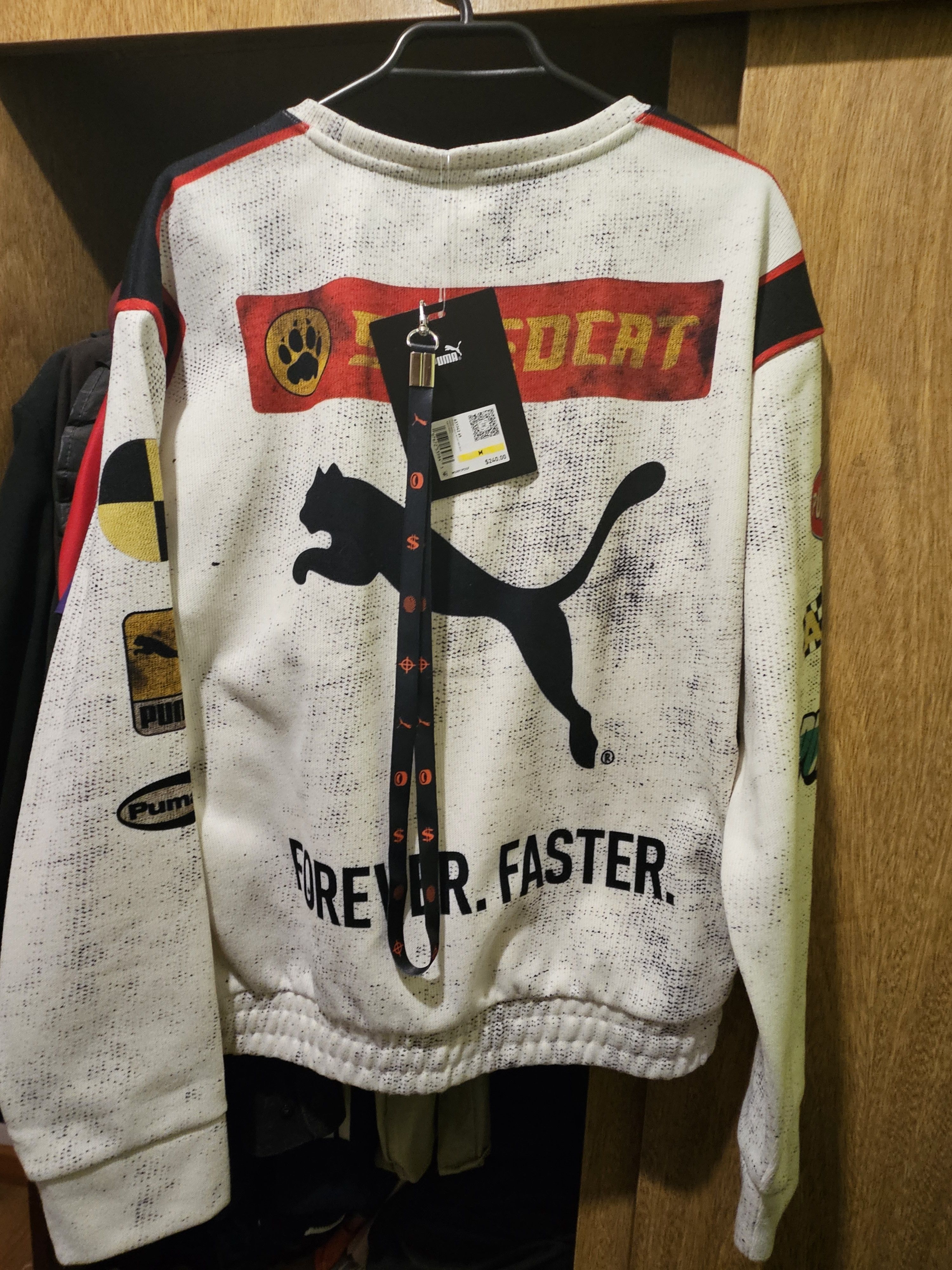 A$AP Rocky × Puma Puma x ASAP Rocky x AWGE / Racing Crewneck Medium Size US M / EU 48-50 / 2 - 2 Thumbnail