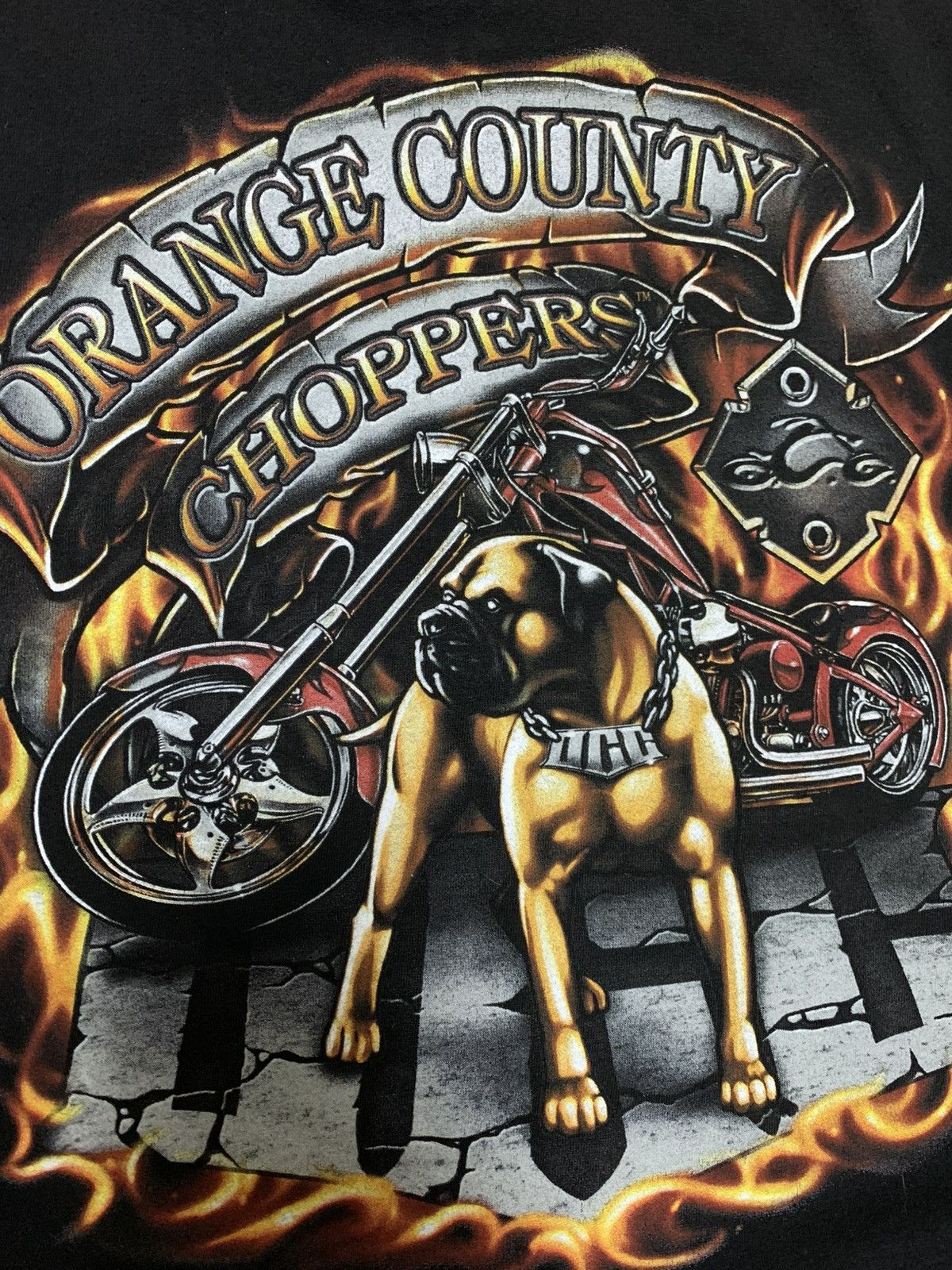 West Coast Choppers Vintage Choppers T Shirt Tee Orange Country Motorcycle 90s Size US L / EU 52-54 / 3 - 4 Thumbnail