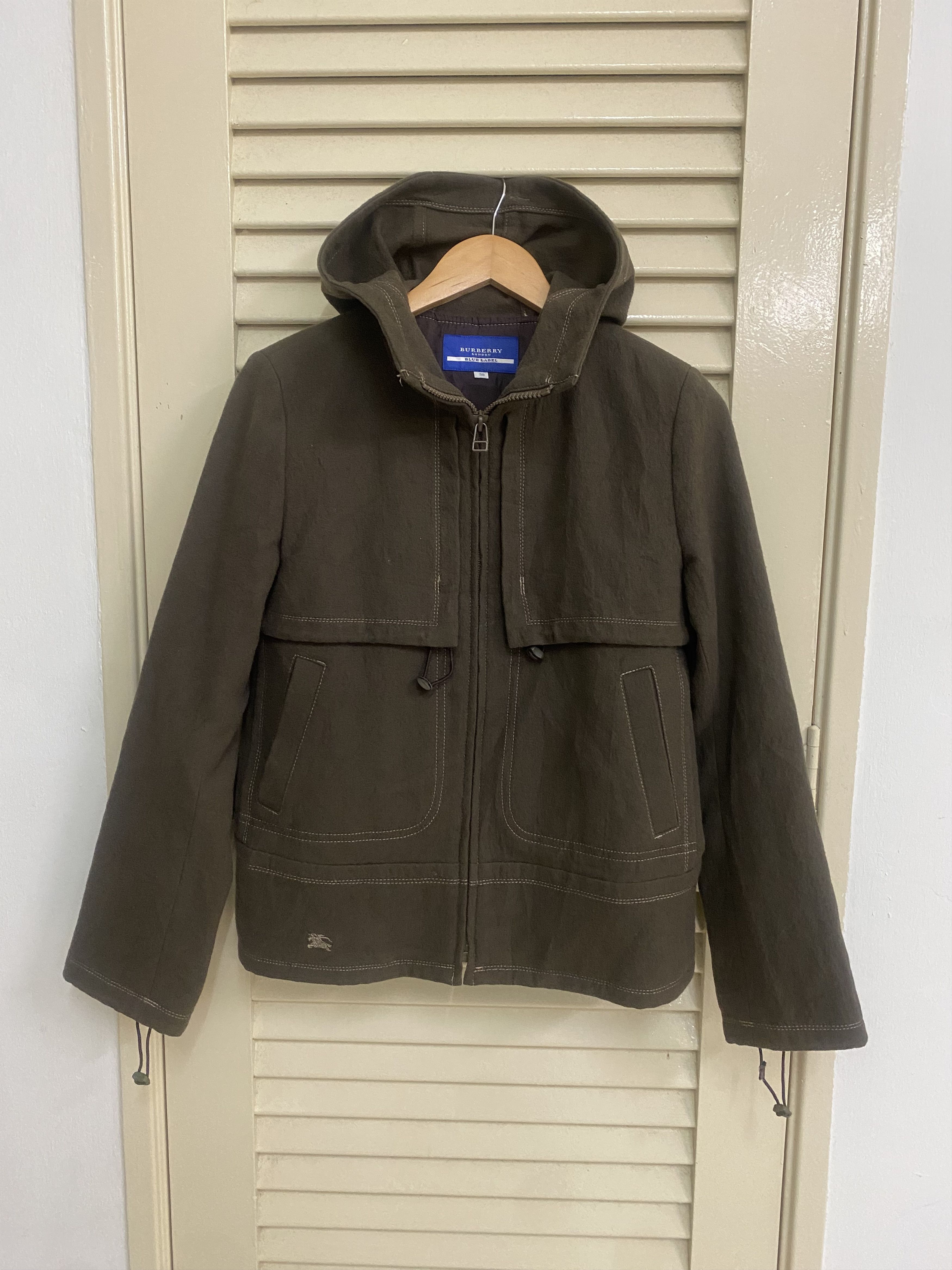 Burberry Winter Burberry Wool Hoodie Jacket Size XS / US 0-2 / IT 36-38 - 2 Thumbnail