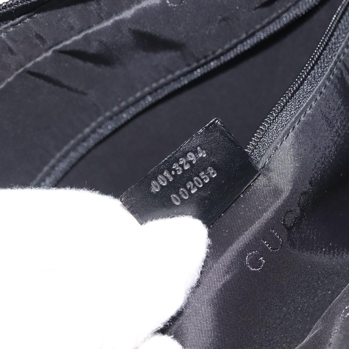 Gucci GUCCI Shoulder Bag Nylon Leather Black Size ONE SIZE - 13 Thumbnail