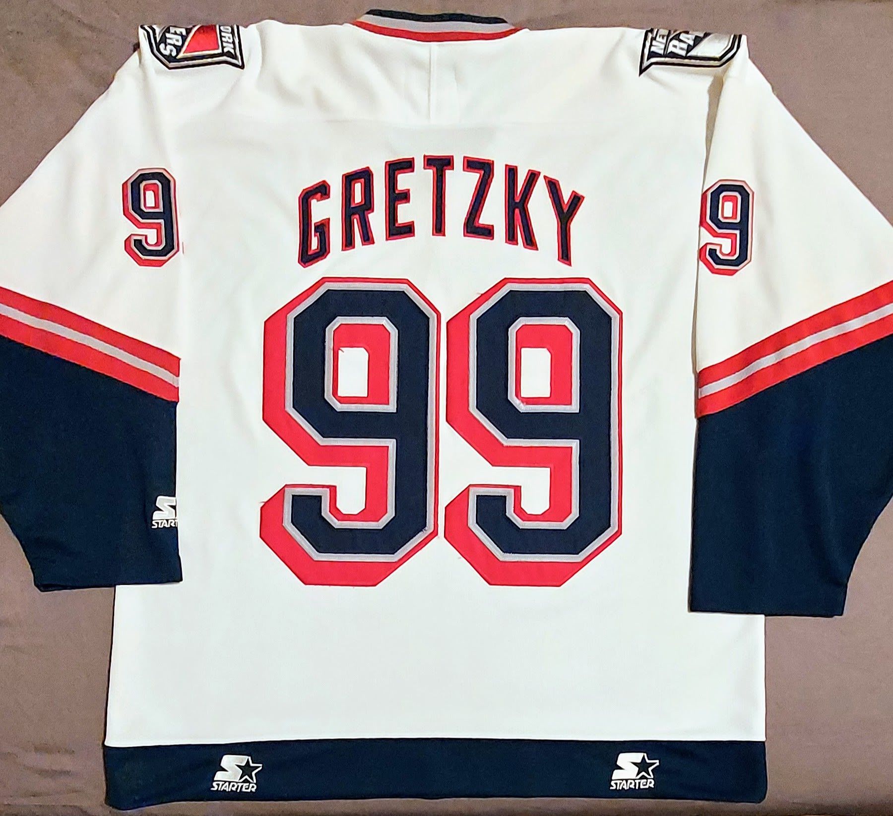 image of Wayne Gretzky New York Rangers Liberty Nhl Jersey in White, Men's (Size XL)