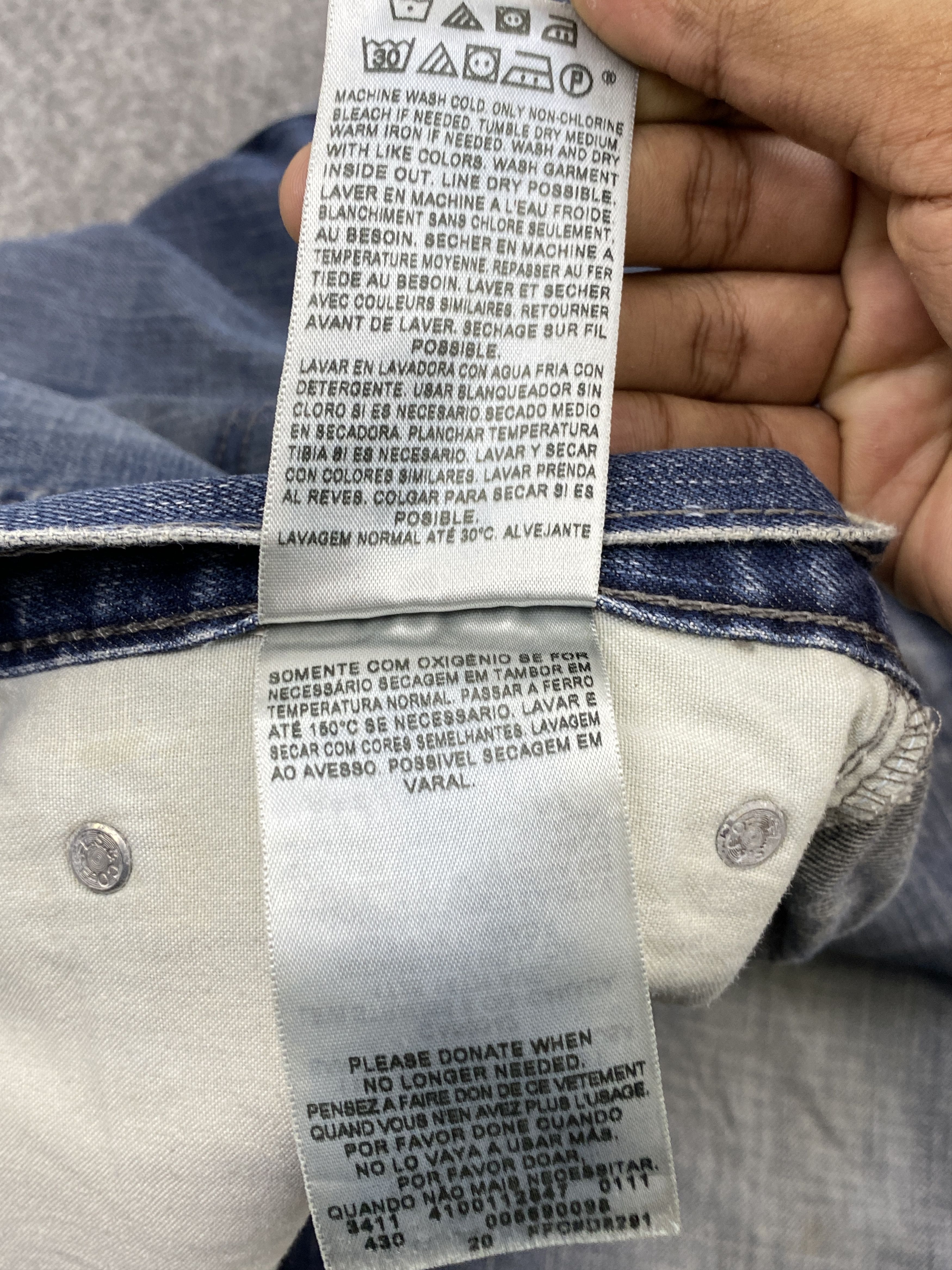 Levi's Vintage Levi's 569 Loose Straight Faded Blue Jeans DP2649 Size US 44 / EU 60 - 9 Thumbnail