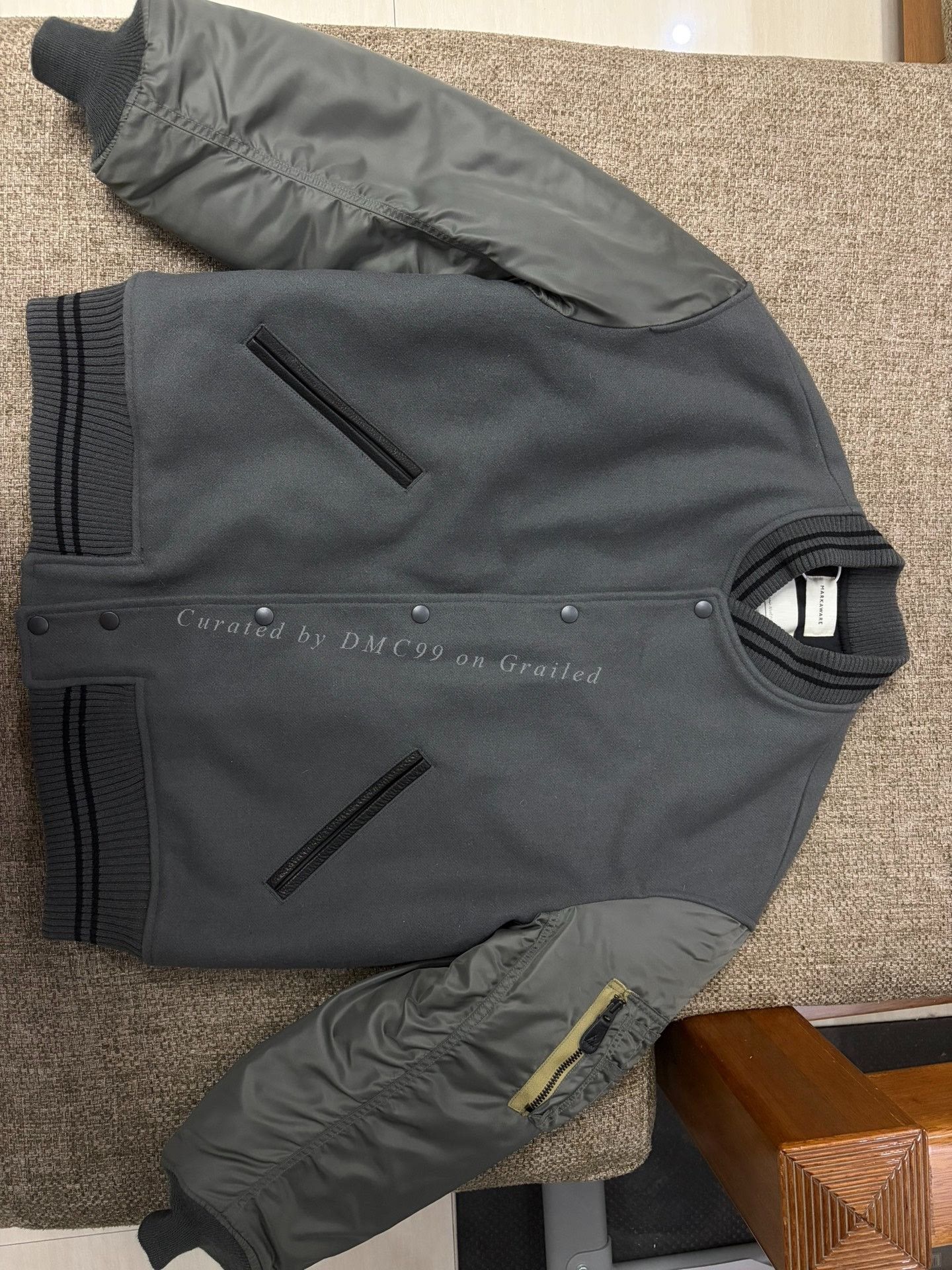 Markaware Markaware MA-1 Wool Baseball Jacket Size US M / EU 48-50 / 2 - 1 Thumbnail