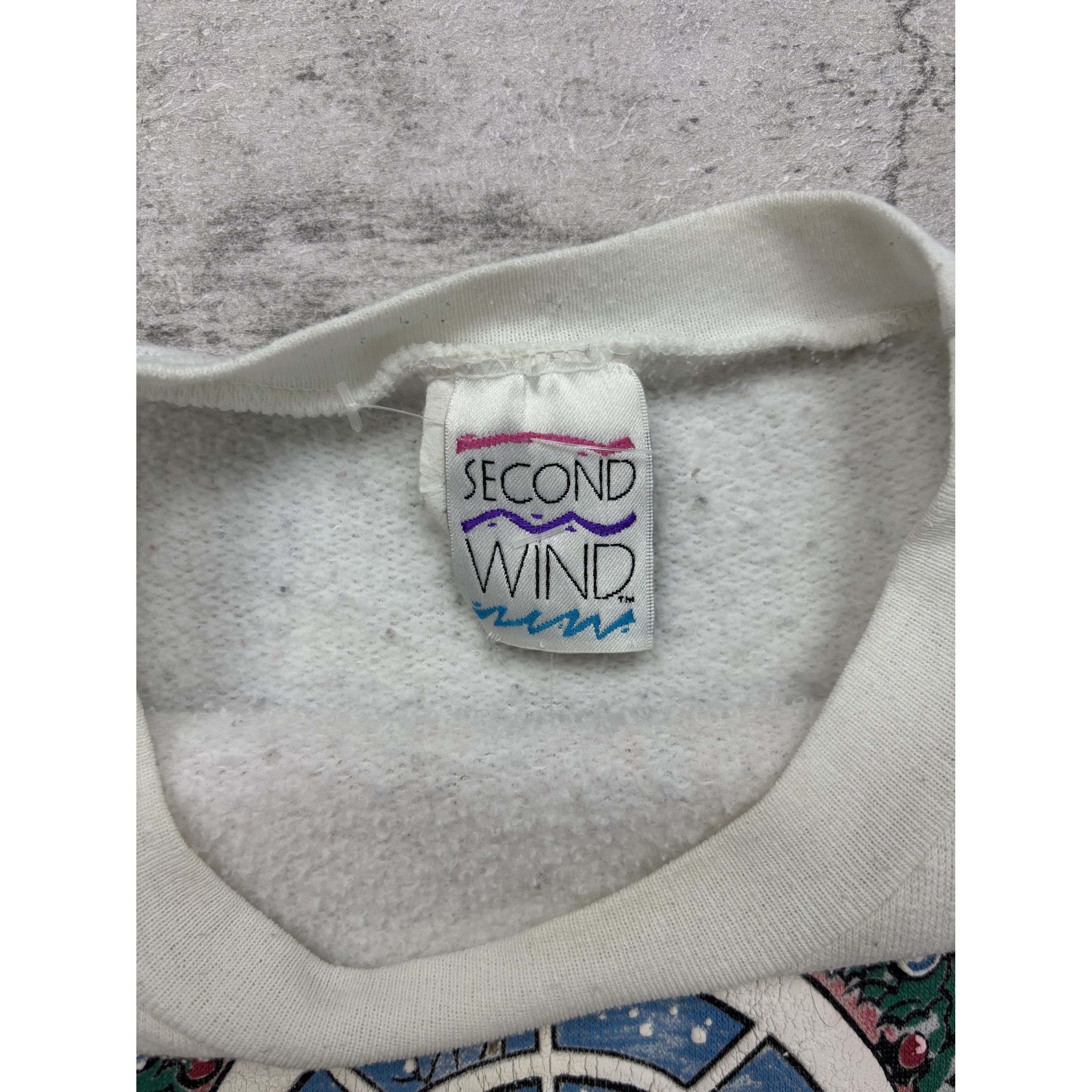 Other Vintage Cute 80s Winter House Door Art Crewneck Size XL / US 12-14 / IT 48-50 - 2 Thumbnail