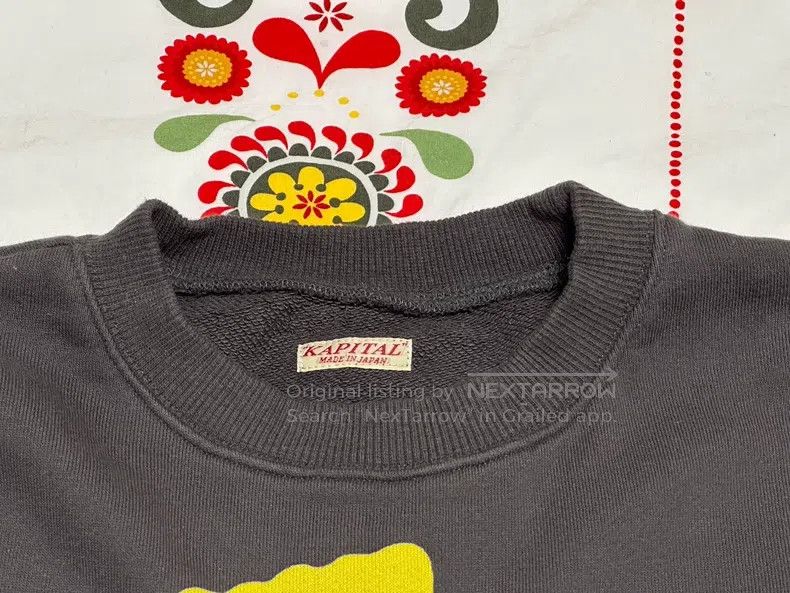 Kapital Kapital Black and gray cookie sweatshirt Size US M / EU 48-50 / 2 - 7 Thumbnail