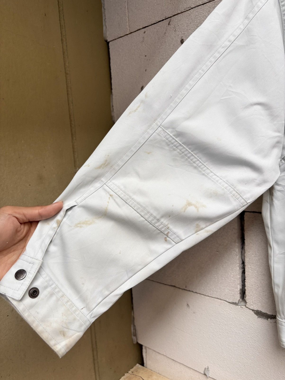Kansai Yamamoto Thrashed KANSAI YAMAMOTO ZIP JACKET Distressed ERD Grunge Size US L / EU 52-54 / 3 - 11 Thumbnail