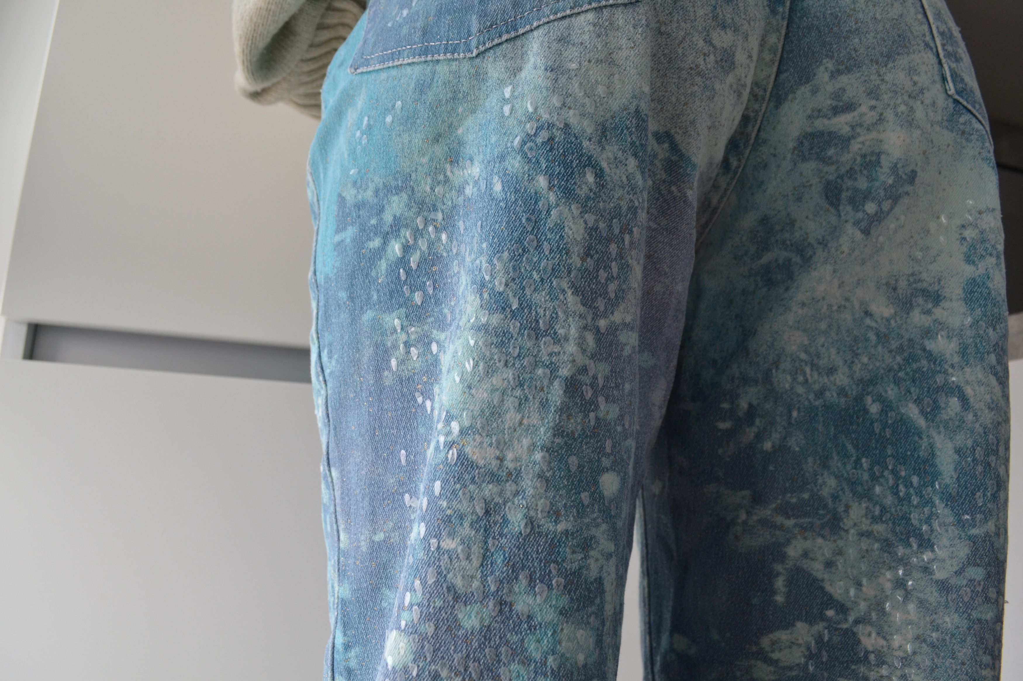 Roberto Cavalli Roberto Cavalli Jeans Pants Scale Blue Purple Vintage '99 Size US 32 / EU 48 - 4 Thumbnail