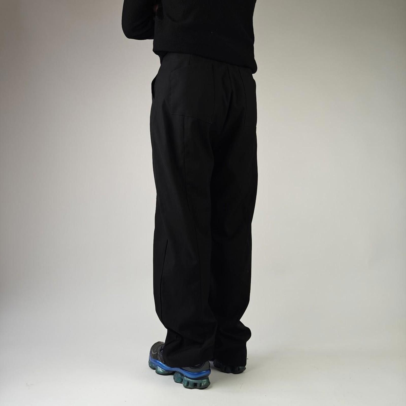 Other 49Percent Black Spliced Wide Leg Trousers Size US 30 / EU 46 - 3 Thumbnail