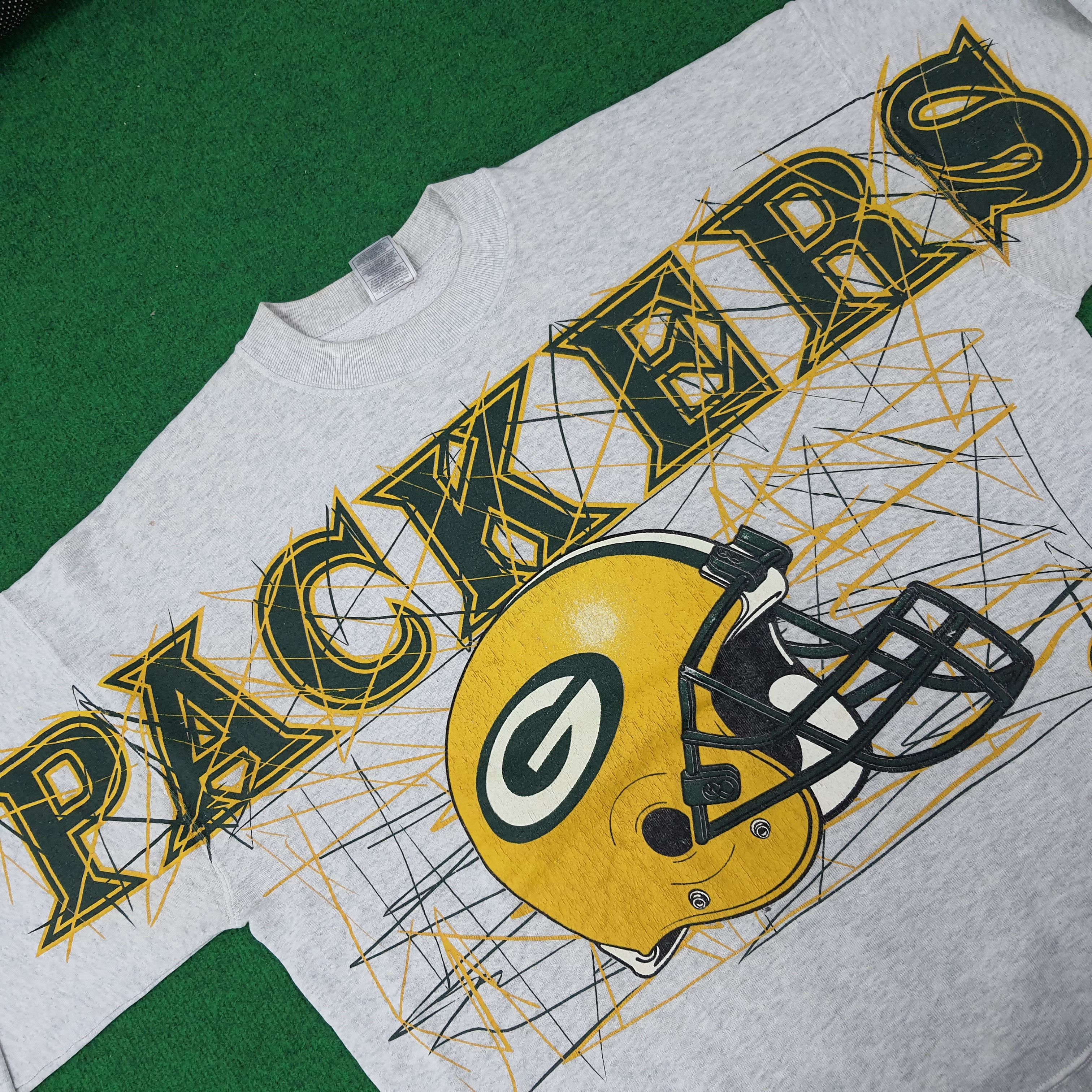 NFL Vintage NFL Green Bay Packers Team Sweatshirt C264N11 Size US XL / EU 56 / 4 - 2 Thumbnail