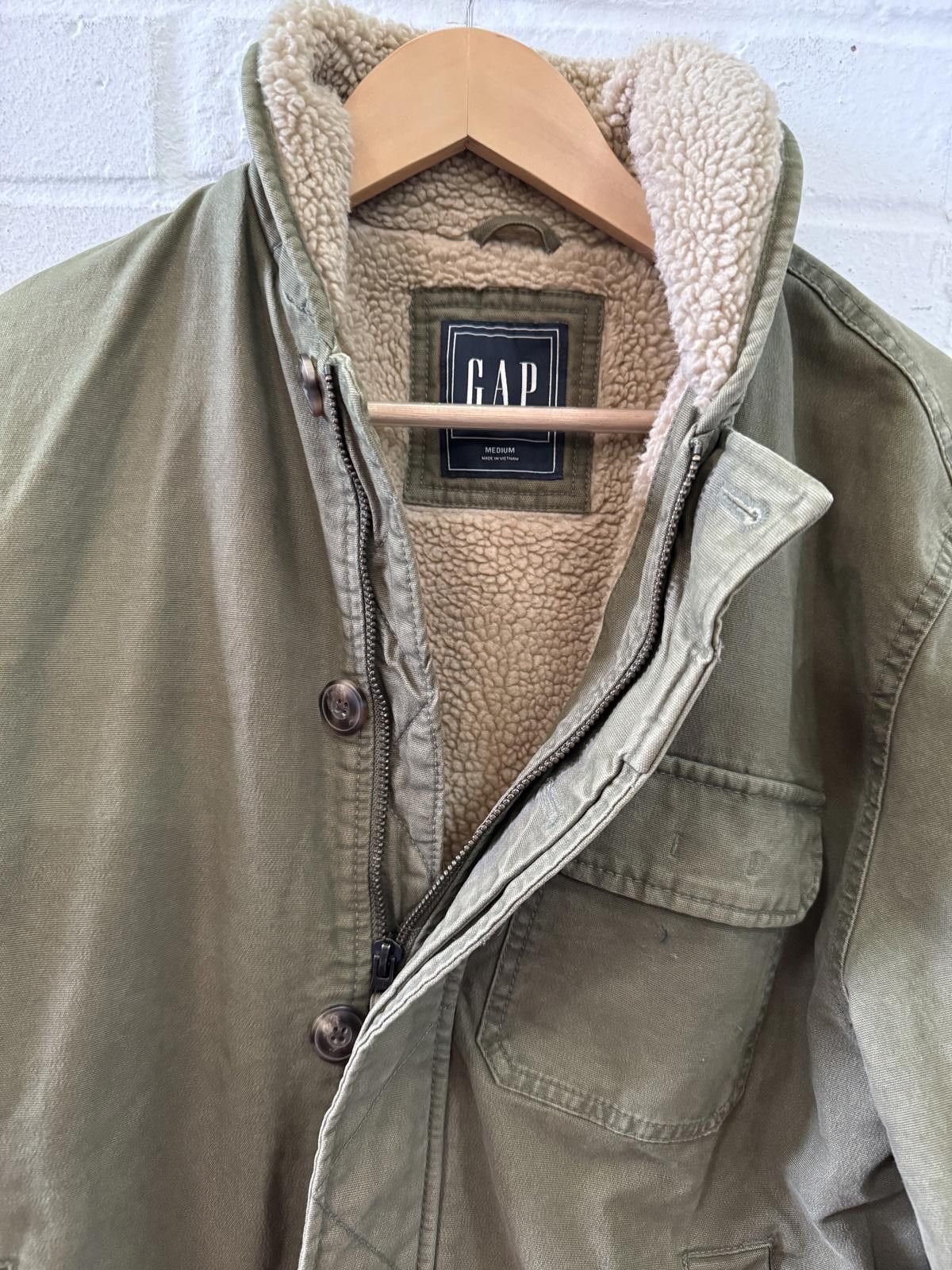 Gap GAP Warm Sherpa Lined Jacket Size US M / EU 48-50 / 2 - 1 Thumbnail