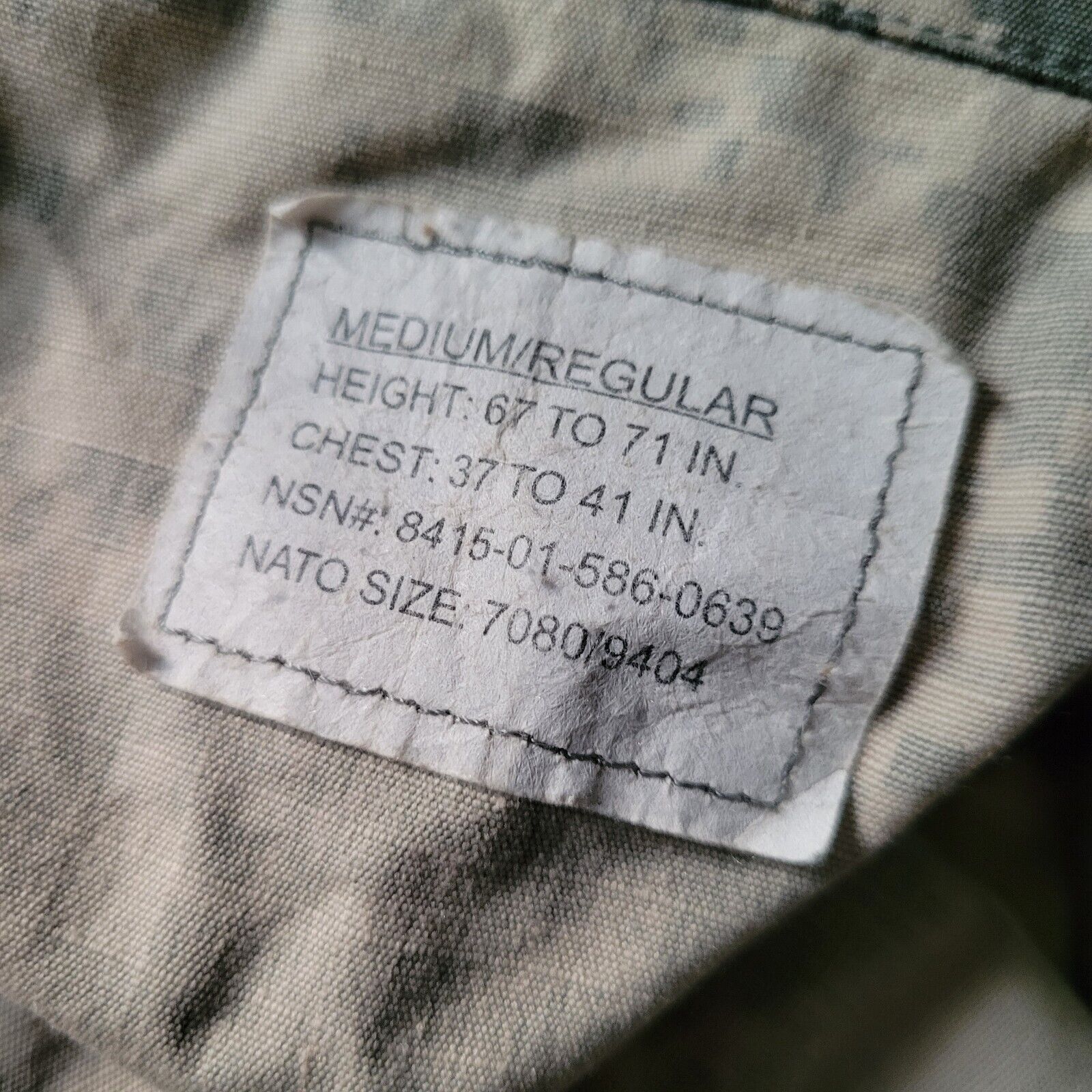 Other US Military Jacket Camo Medium Top Hot Insect Shield Used Size US M / EU 48-50 / 2 - 6 Thumbnail