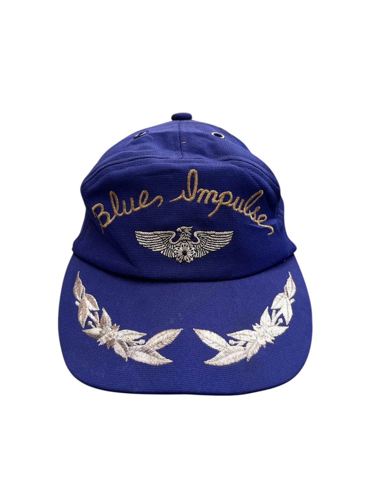 Japanese Brand Japanese Army Blue Impluse Hat Vintage Size ONE SIZE - 1 Thumbnail