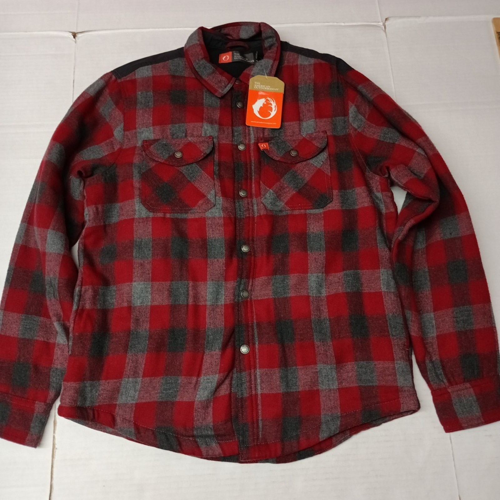 Other The American Outdoorsman Flannel Shacket Mens M Fleece Lined Size US M / EU 48-50 / 2 - 1 Thumbnail