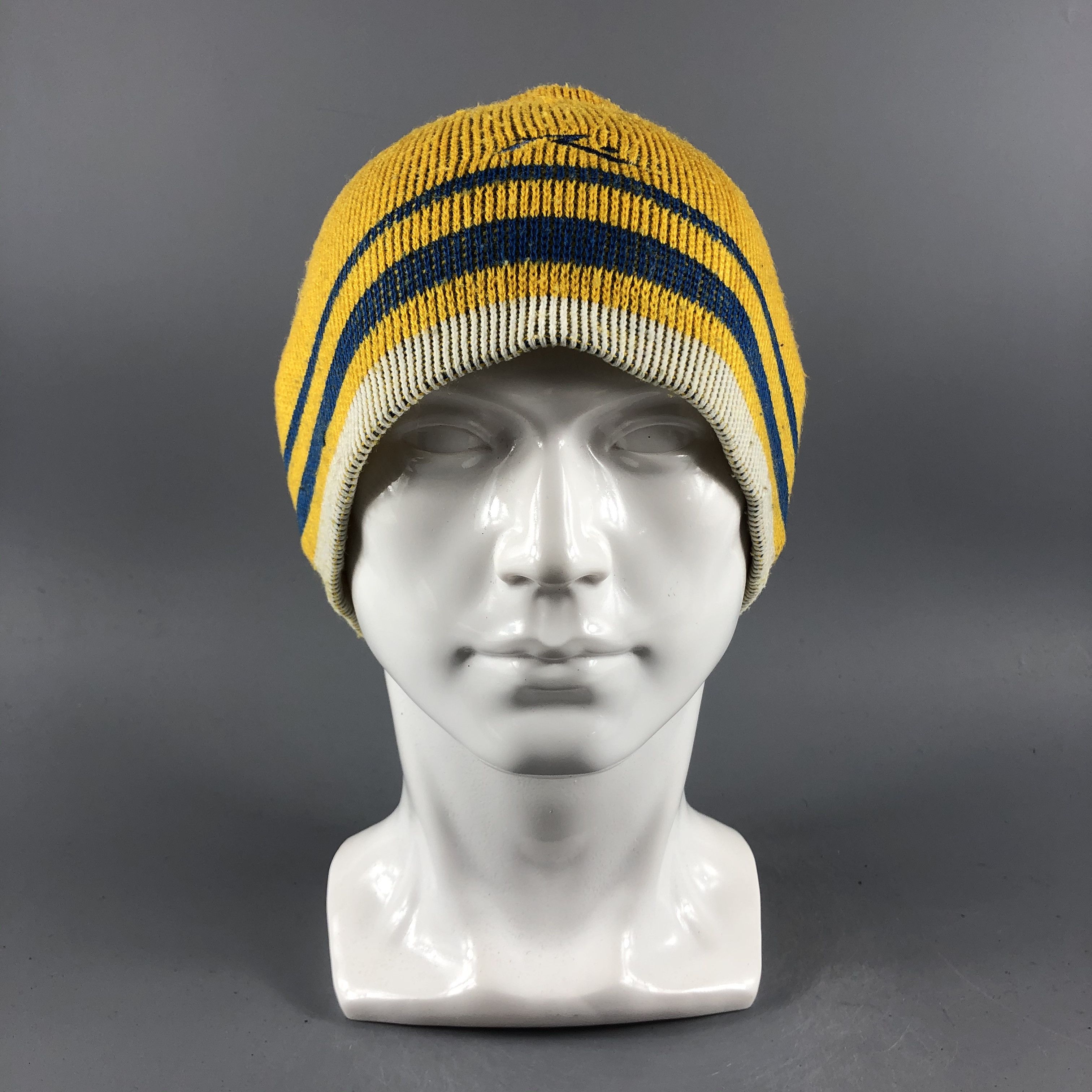 image of Rusty Hats Stripe Beanie Knit Snow Hat B1295, Men's