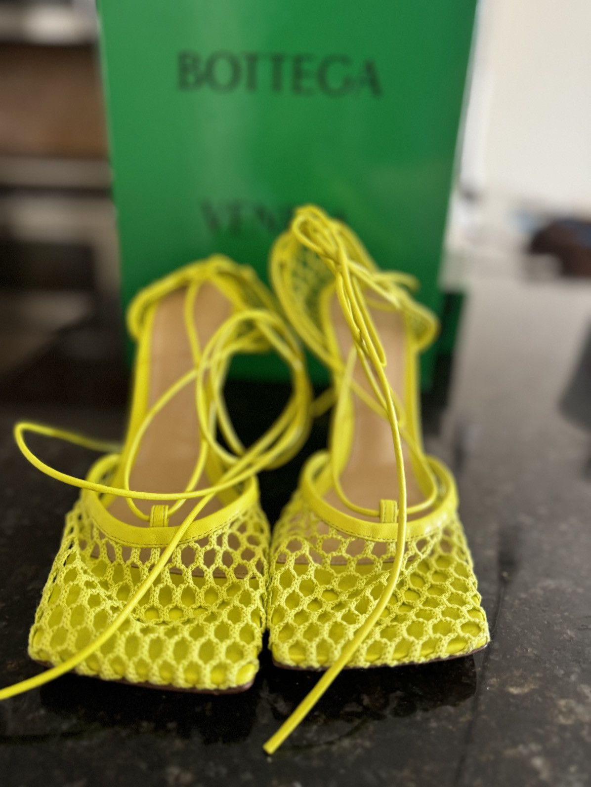 Bottega Veneta BOTTEGA VENETA Green Stretch Heels Size US 6 / IT 36 - 4 Thumbnail