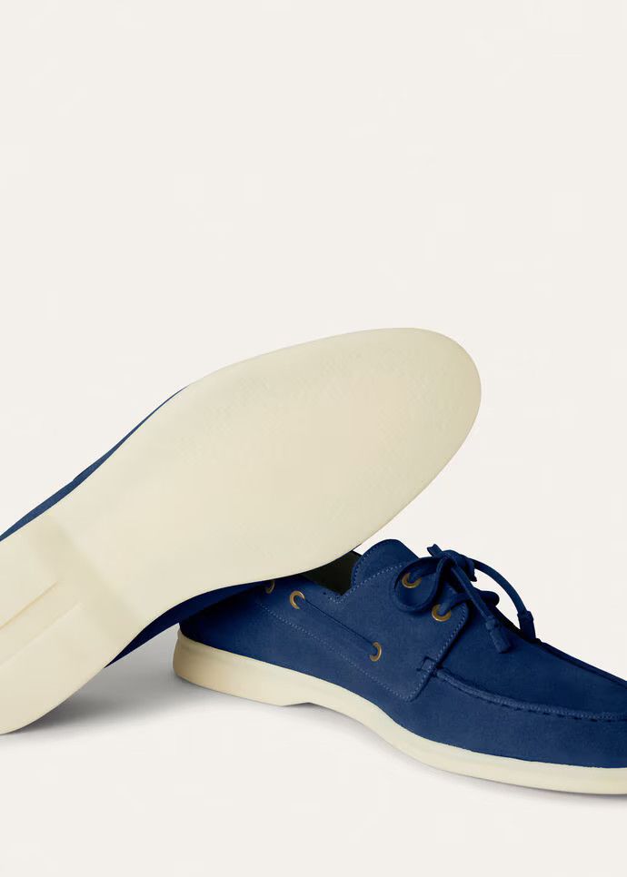 Loro Piana o1srvl11e0825 Sea-Sail Walk Loafers in Navy Blue Size US 8 / EU 41 - 4 Thumbnail